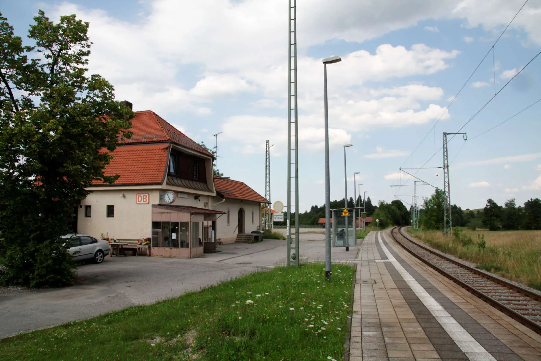 Photo showing: Bahnhof Saulgrub