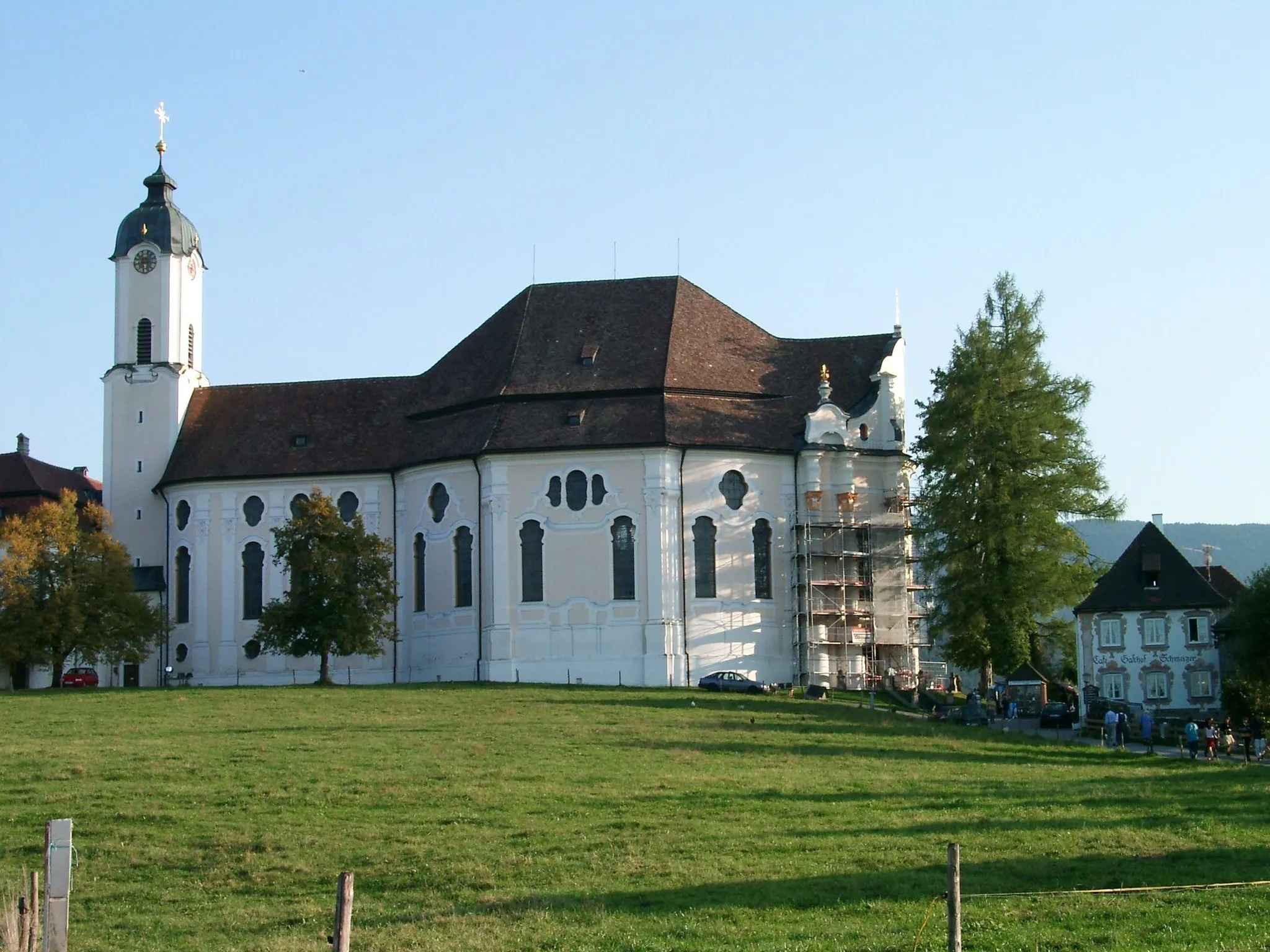 Photo showing: Die Wieskirche bei Steingaden