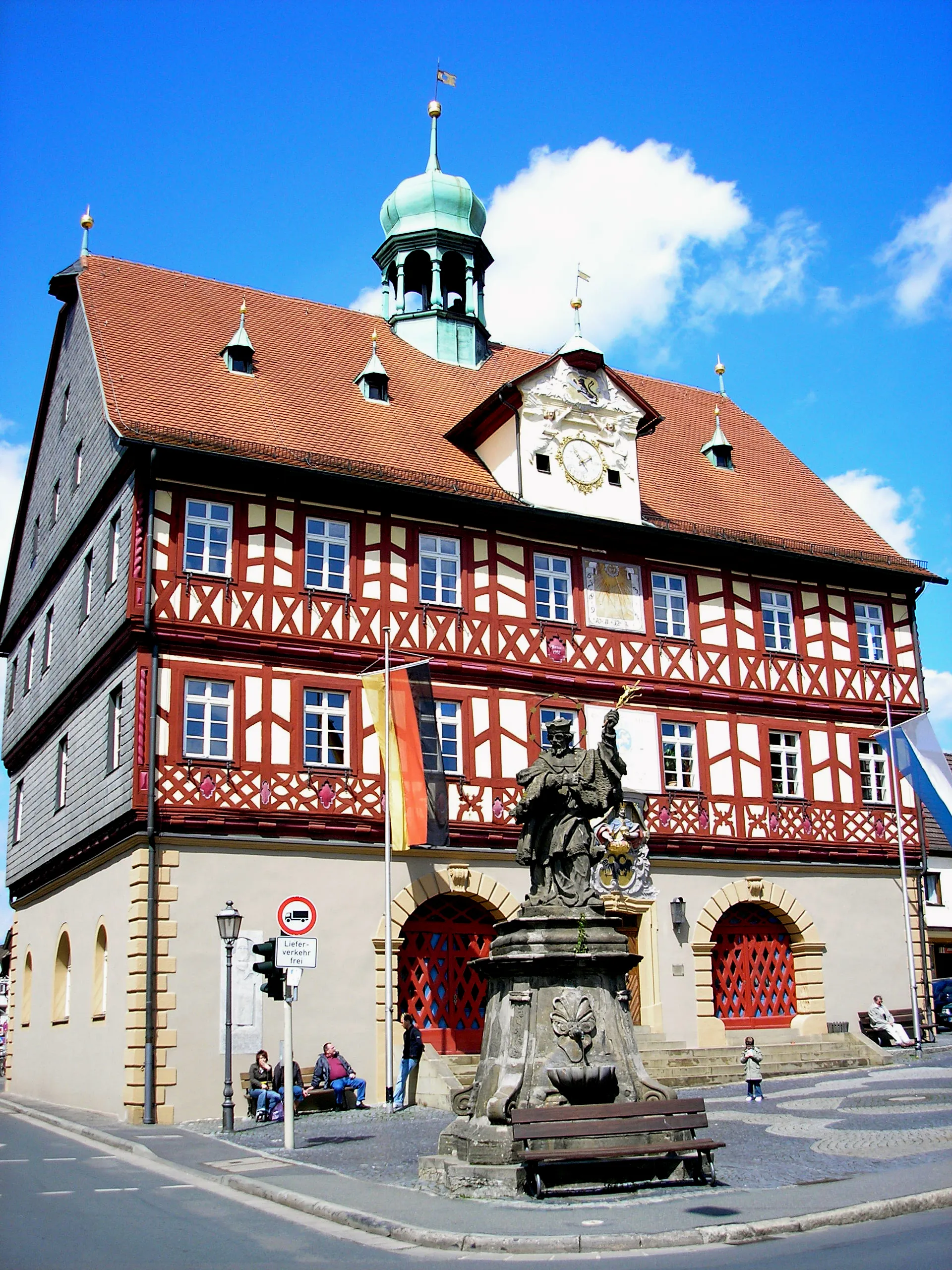 Photo showing: Rathaus der Stadt Bad Staffelstein in Oberfranken (Bayern, Deutschland).