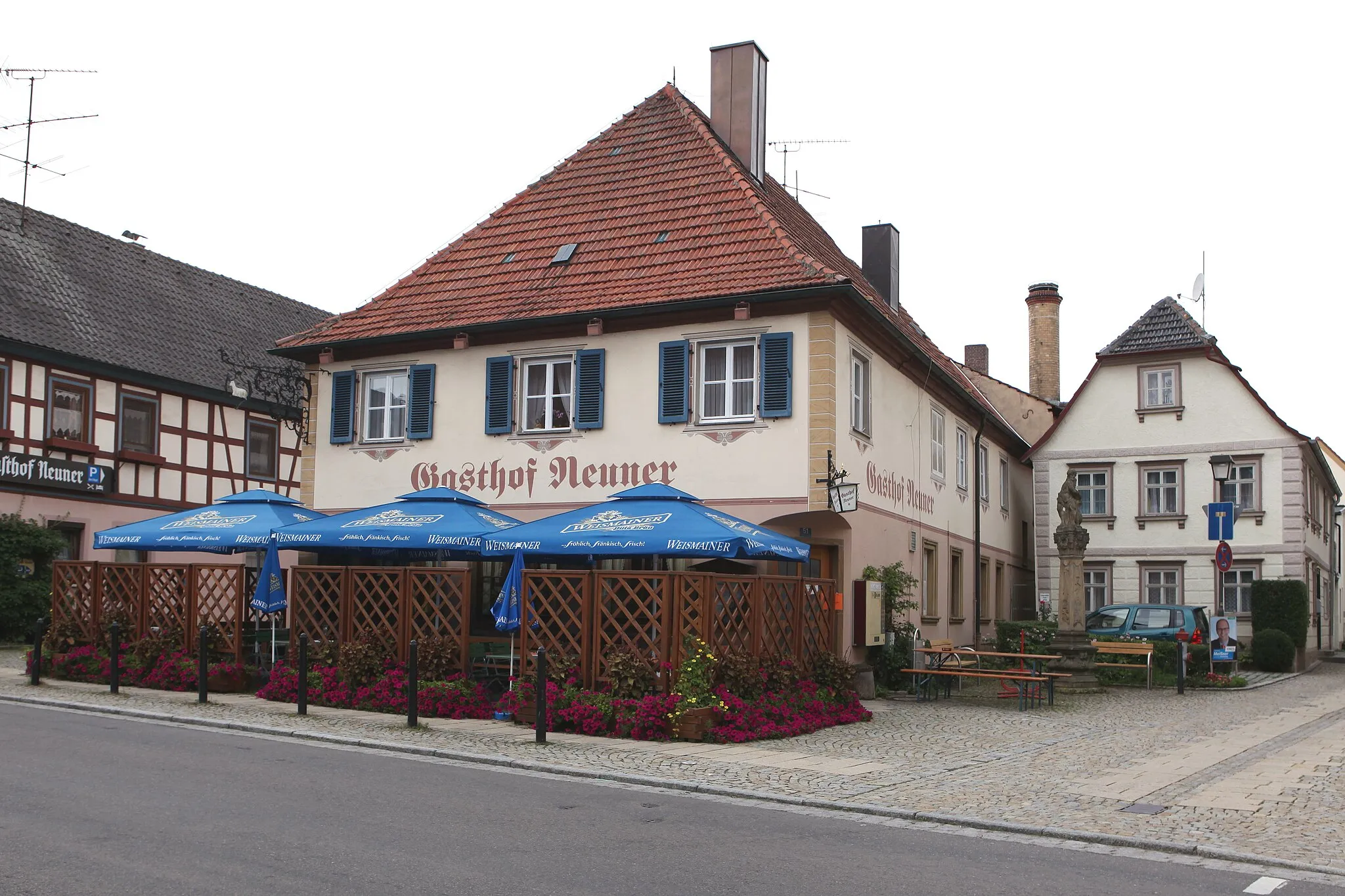 Photo showing: Ehemalige Brauerei Neuner, Ebensfeld, Hauptstraße 51