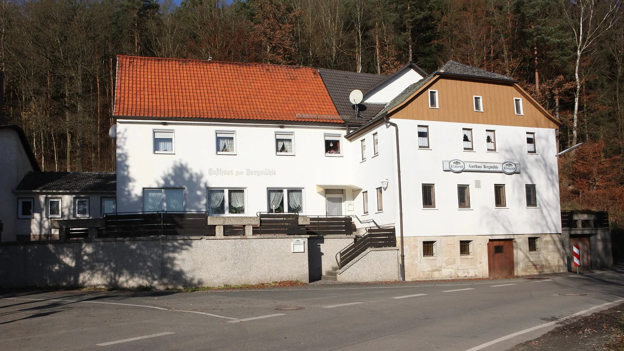 Photo showing: Ebersdorf-bN-Gasthaus zur Bergmühle