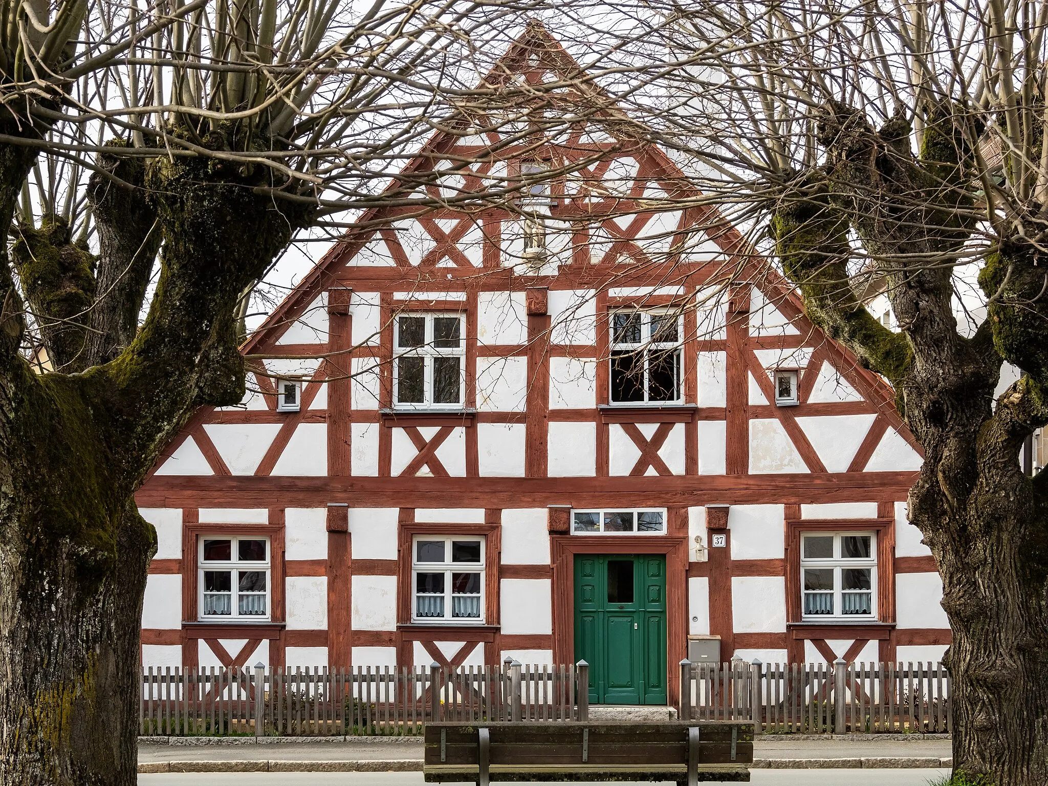 Photo showing: Listed half-timbered house in Eggolsheim