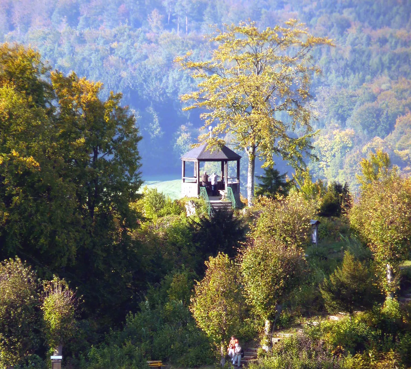 Photo showing: Pavillon auf der Wagnershöhe