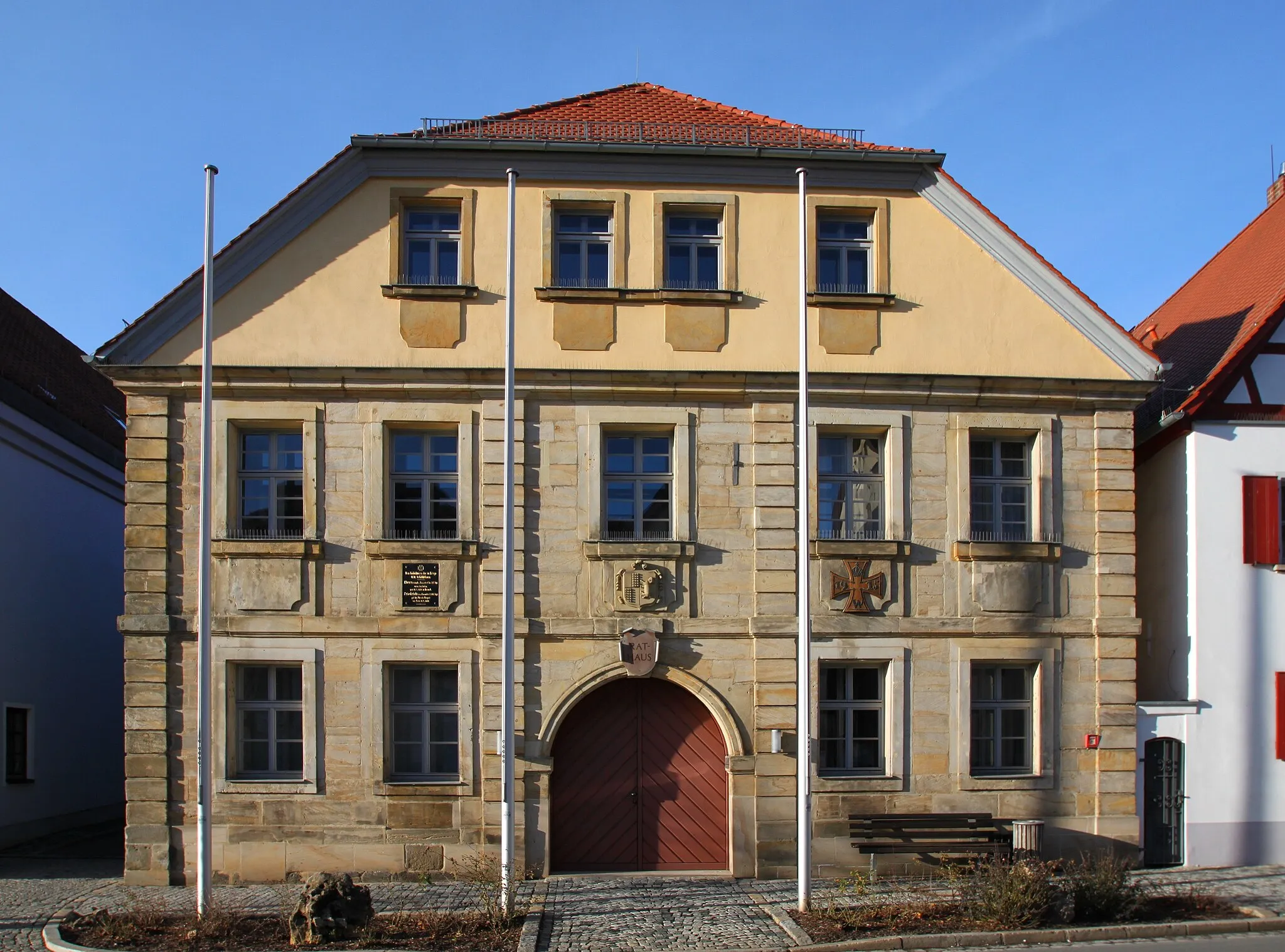 Photo showing: Rathaus, Marktplatz 8 Kasendorf, Baudenkmal D-4-77-124-14