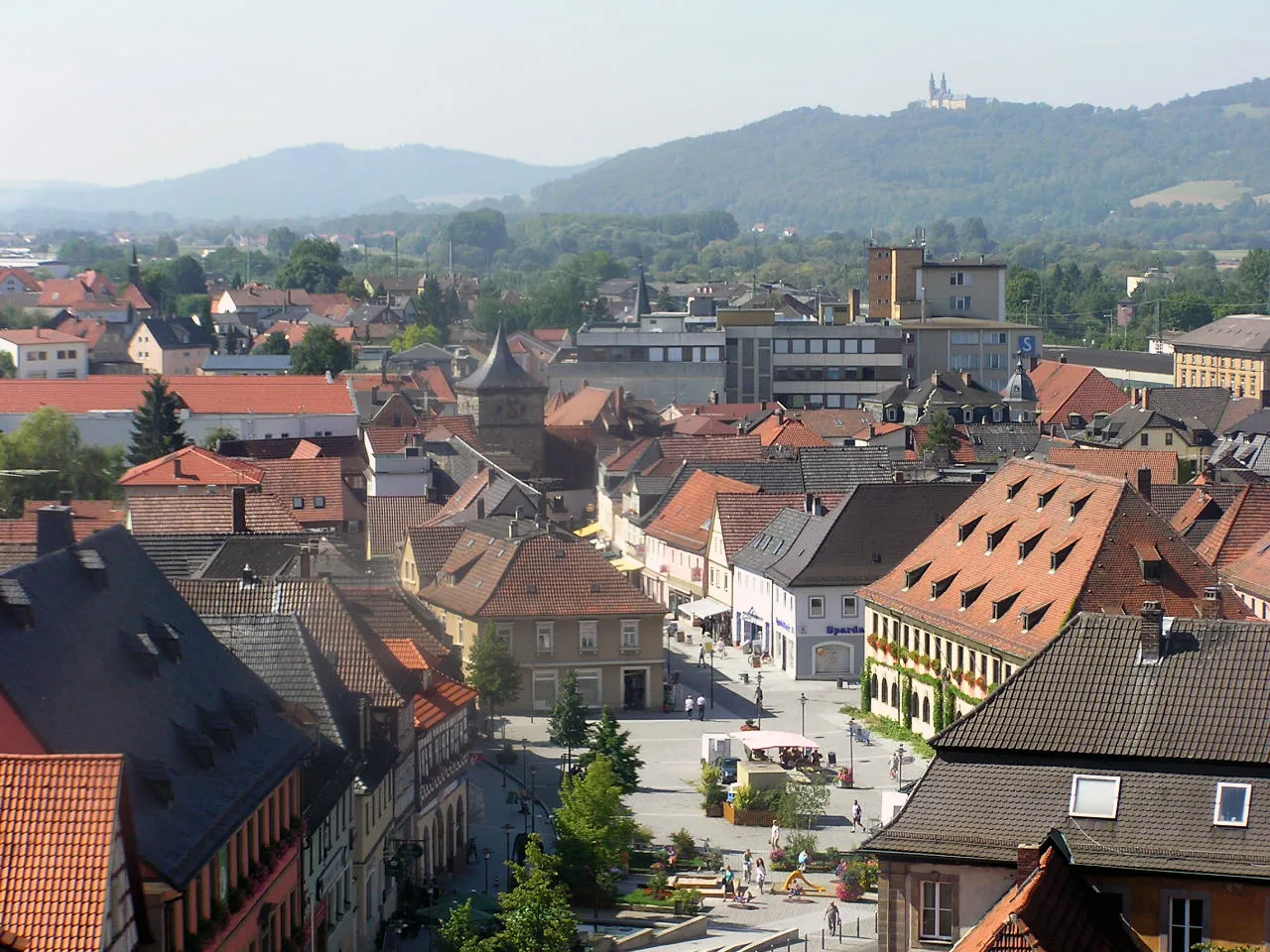 Photo showing: Blick auf Lichtenfels vom Oberen Torturm