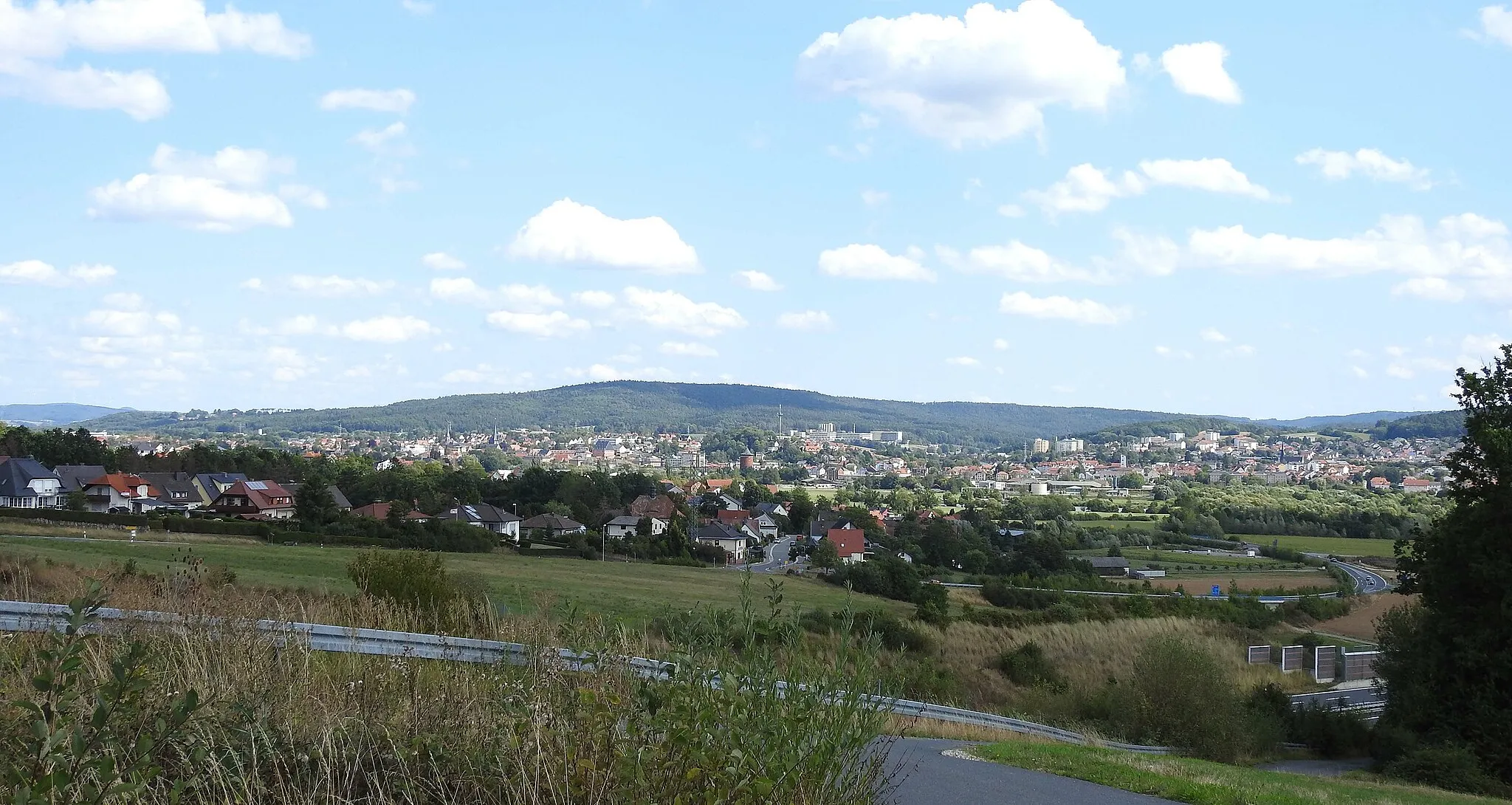 Photo showing: Lichtenfels von Westen