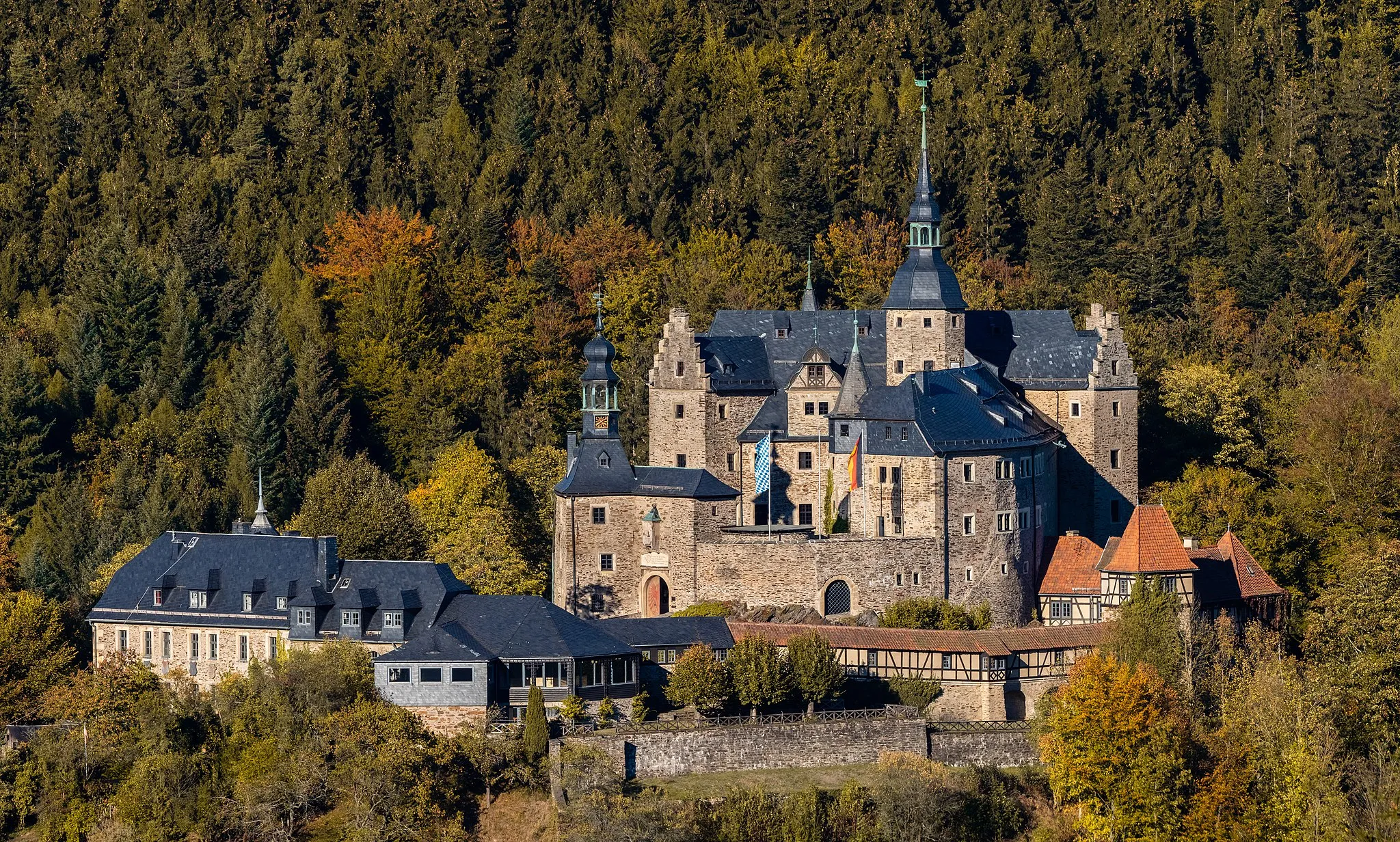 Photo showing: Lauenstein Castle in Upper Franconia