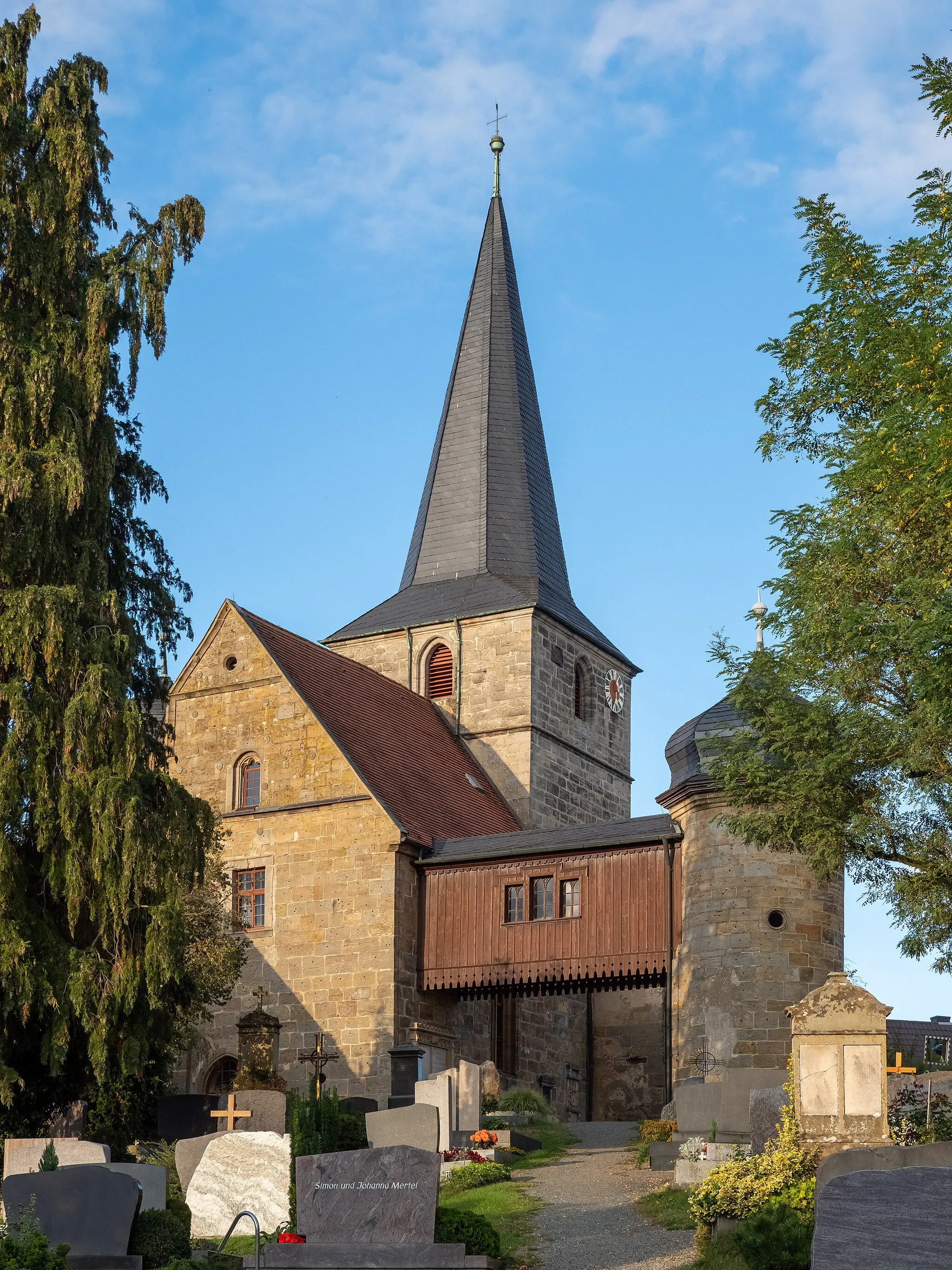 Photo showing: Protestant church St.Veit in Veitlahm near Kulmbach