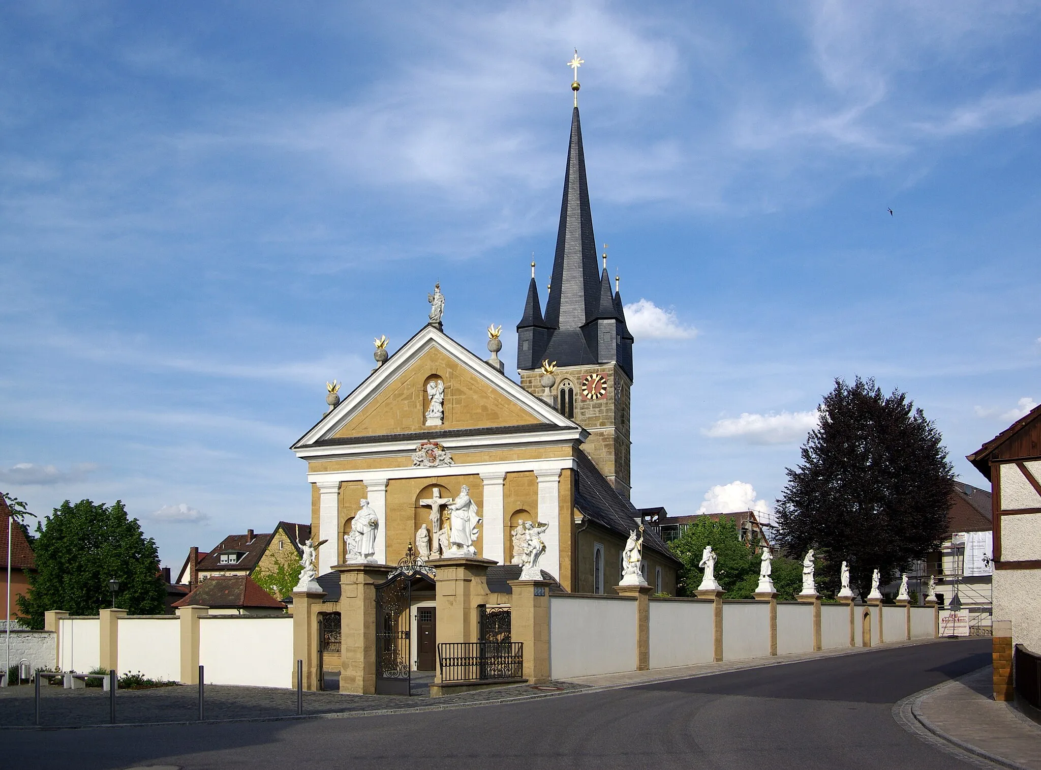 Photo showing: Germany, Memmelsdorf, church "Assumption of Mary"