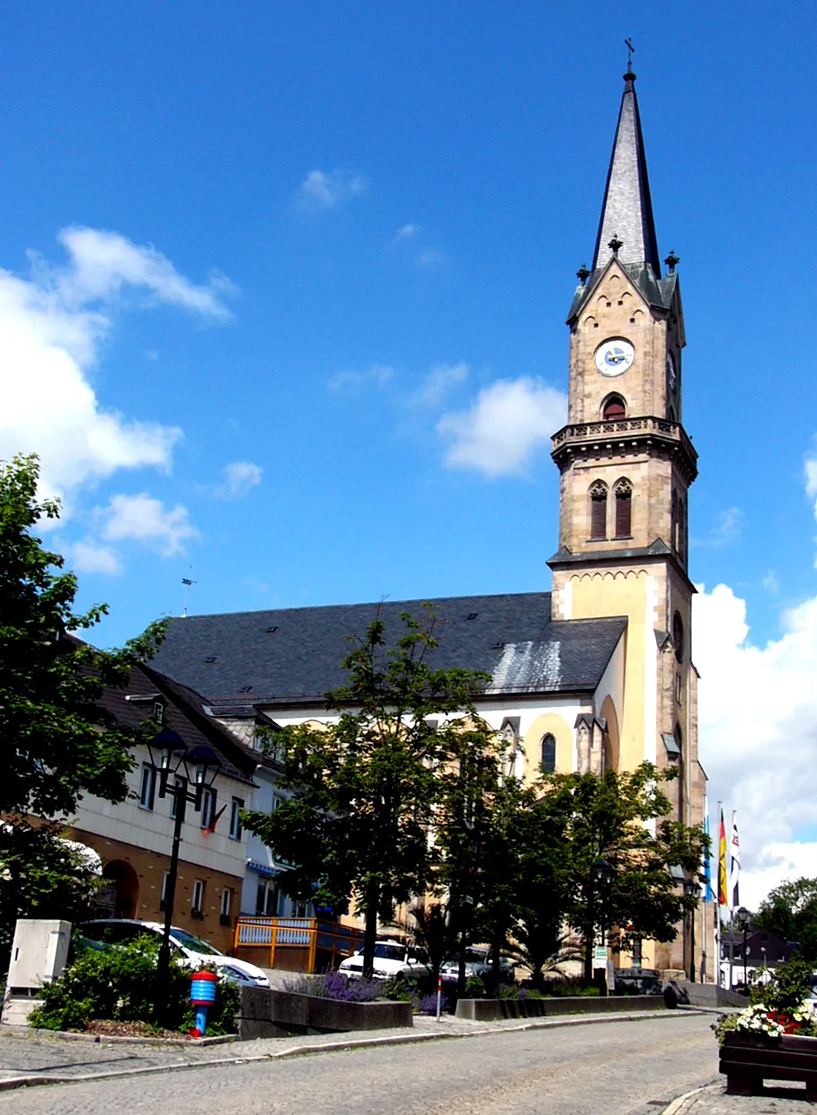 Photo showing: Kirche in Naila