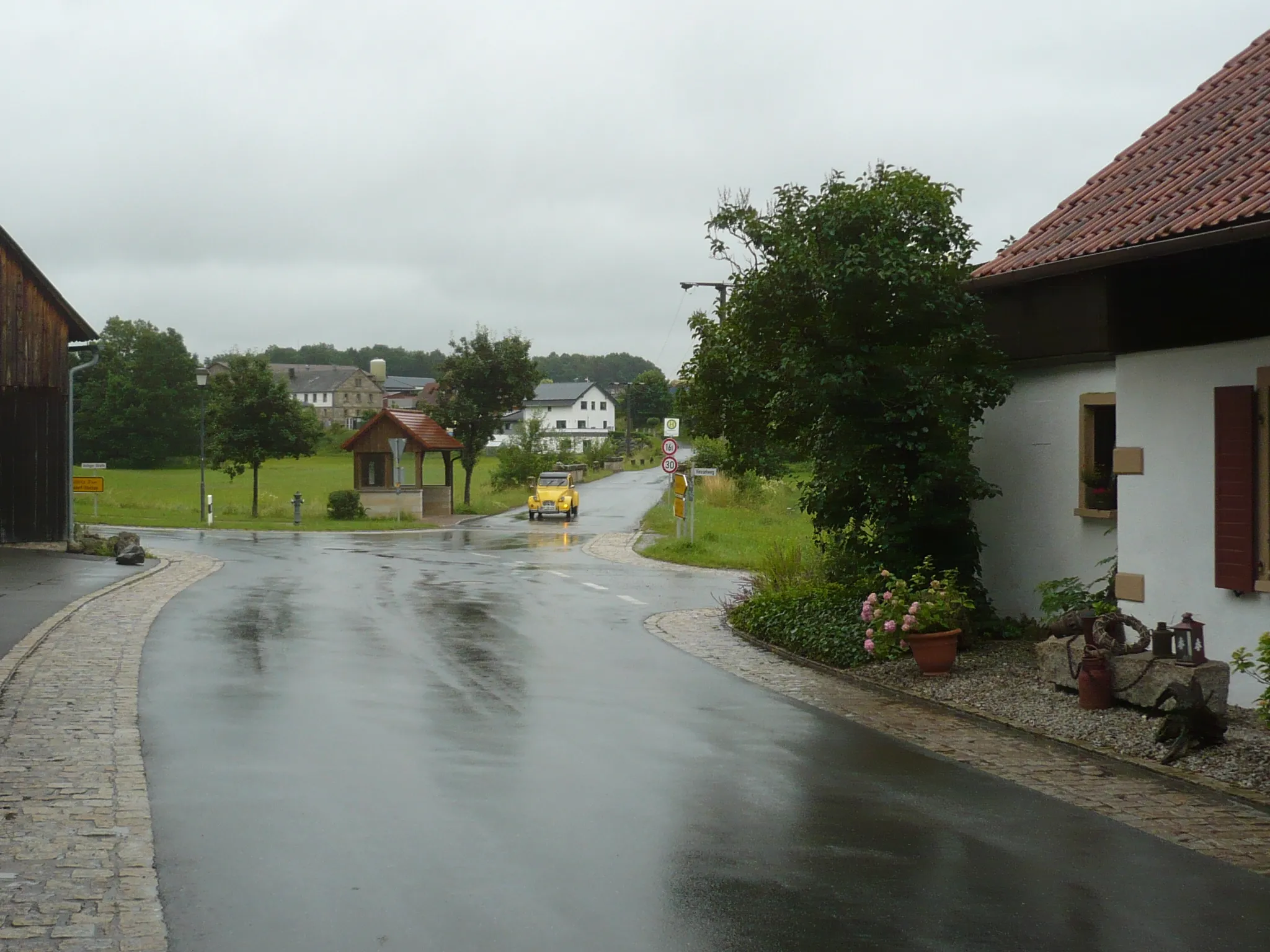 Photo showing: Neunkirchen am Main, Straße nach Grünhof