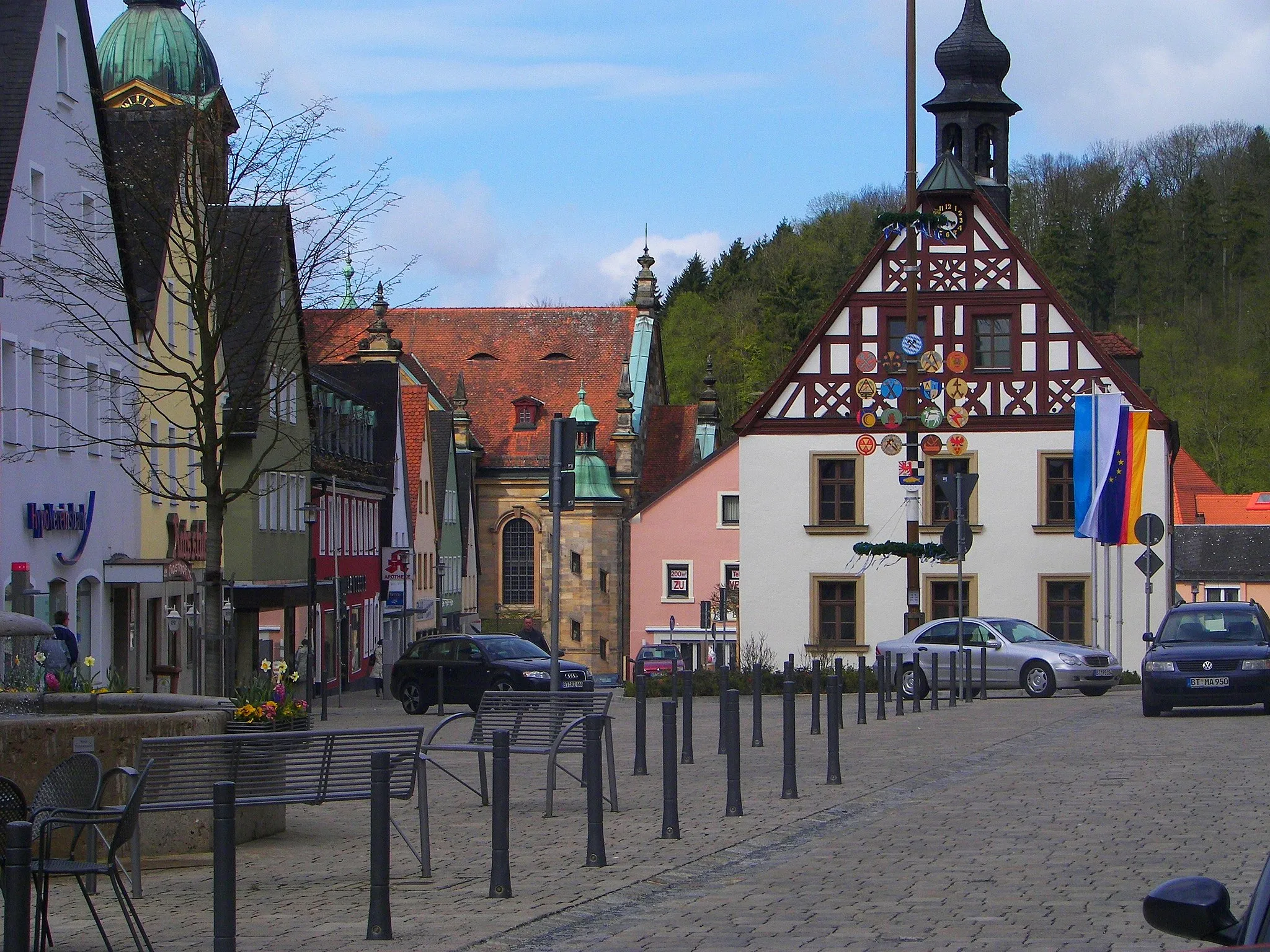 Photo showing: Marktplatz der Stadt Pegnitz