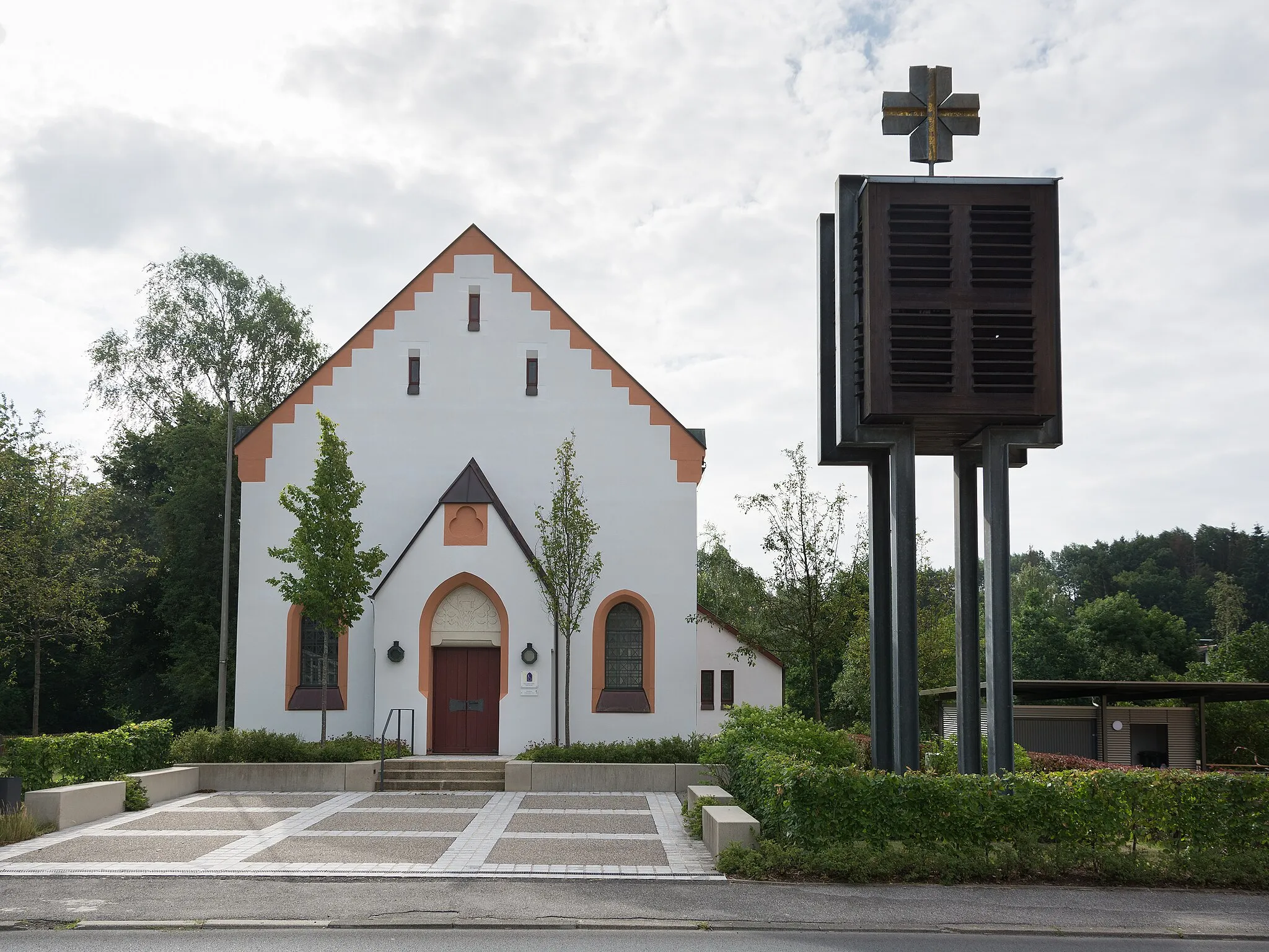Photo showing: Evangelische Martin-Luther-Kirche in Pressig