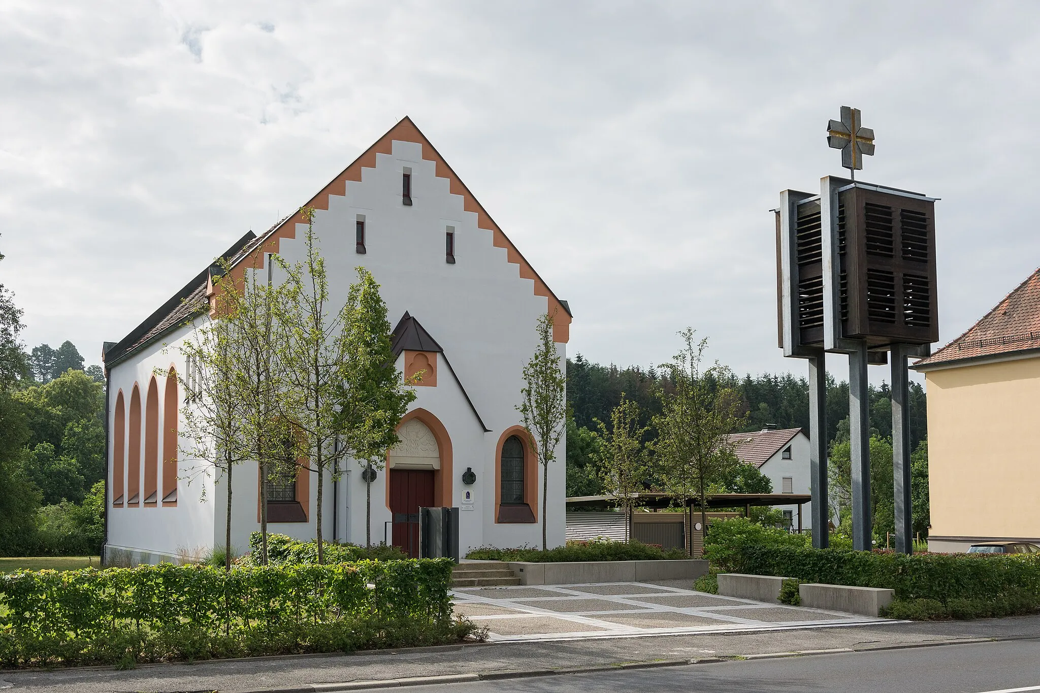 Photo showing: Evangelische Martin-Luther-Kirche in Pressig
