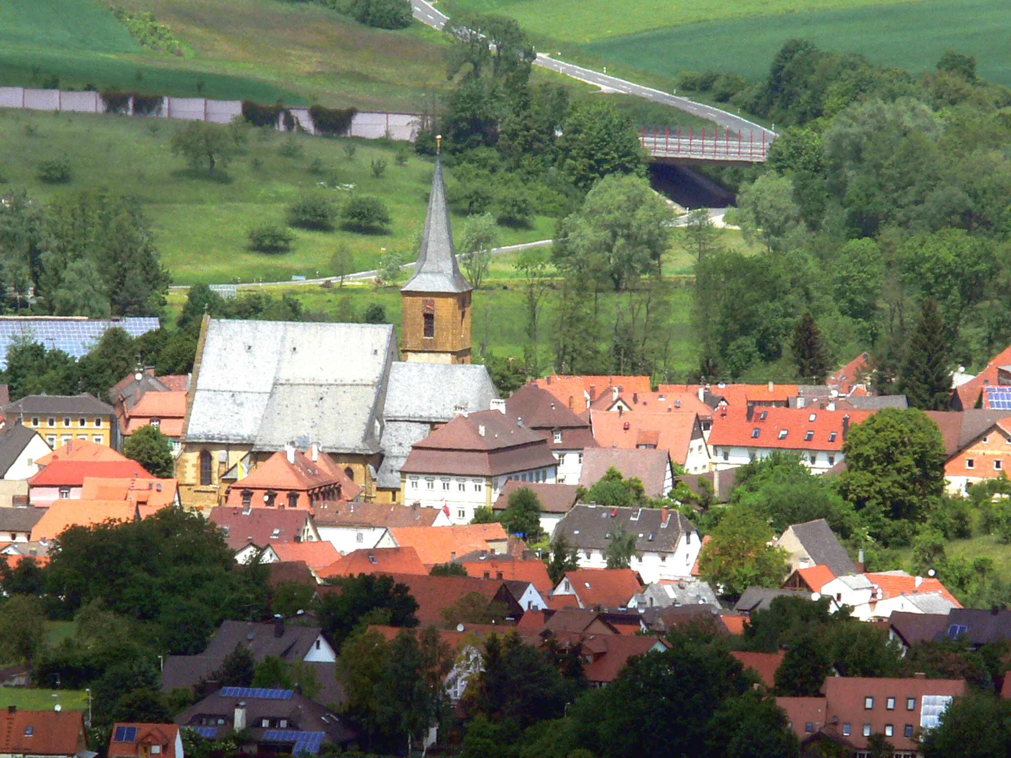 Photo showing: views of Scheßlitz near Bamberg, Germany