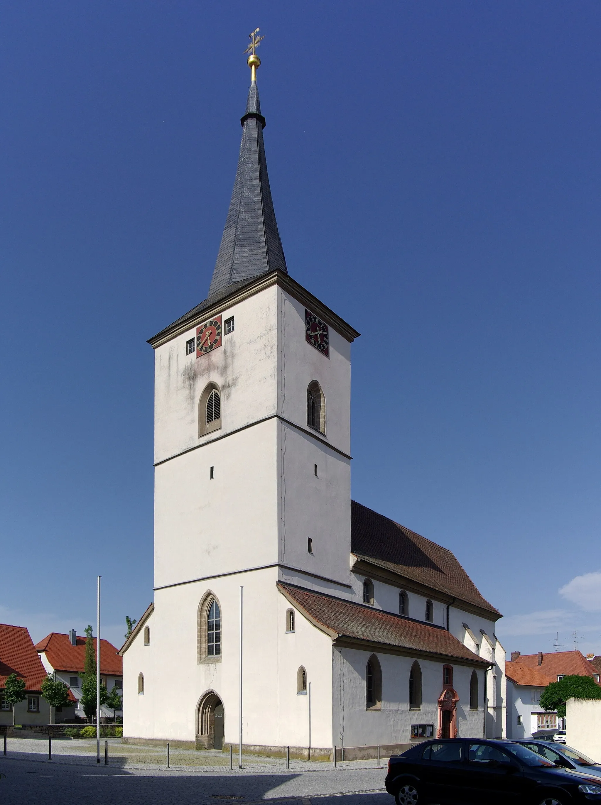 Photo showing: Bayern, Oberfranken, Schlüsselfeld, Pfarrkirche St. Johannes d. T.