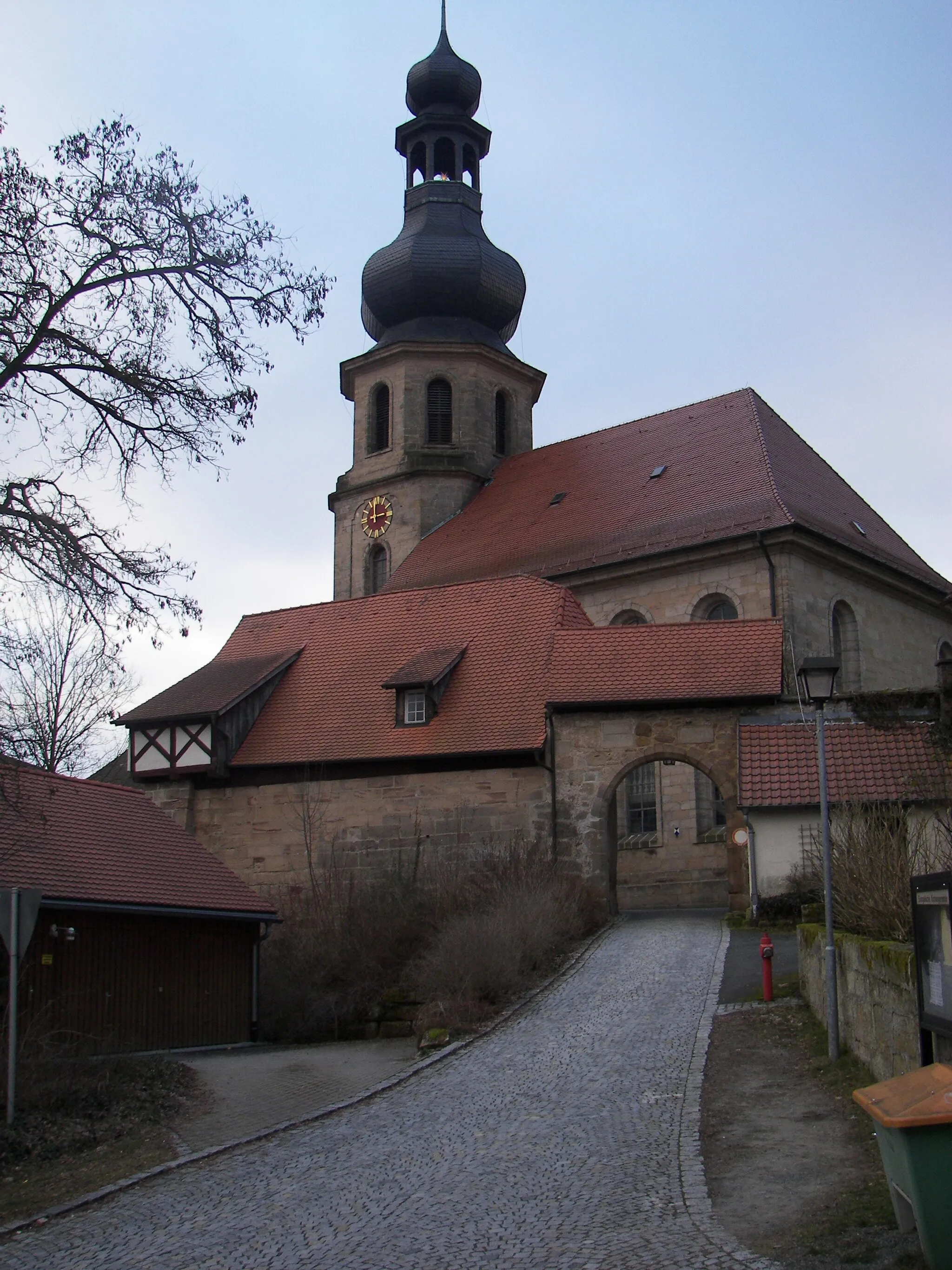 Photo showing: St. Johannes Church in Trebgast