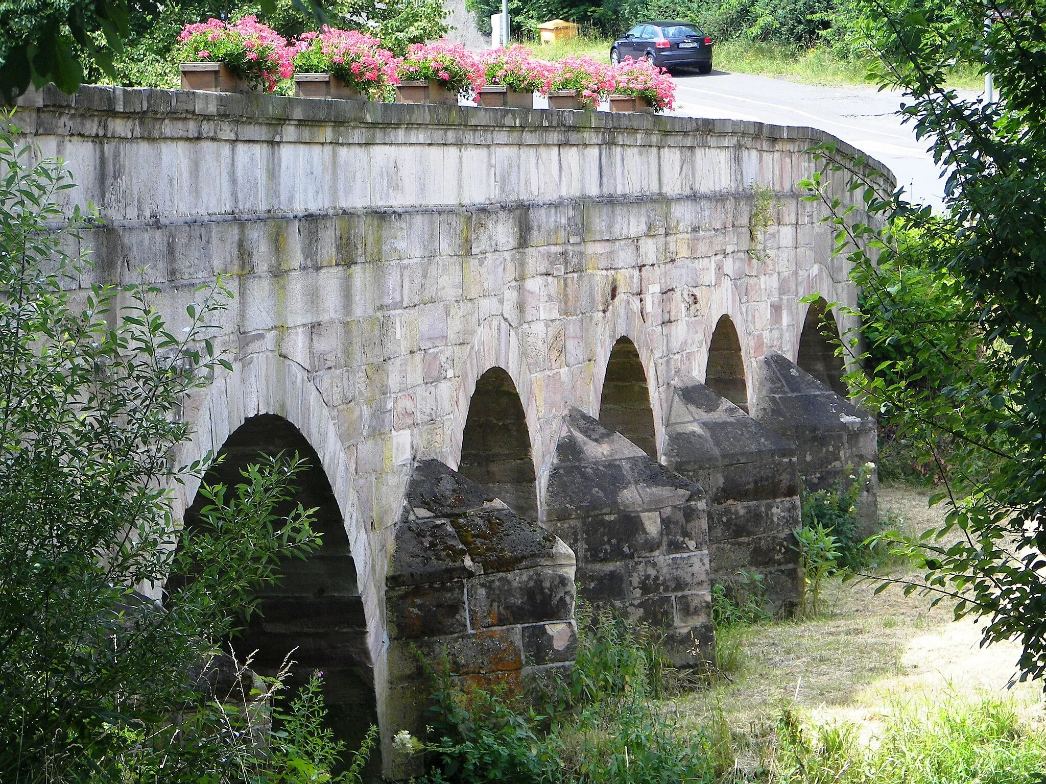 Photo showing: Alte Brücke in Untersteinach (Lks. Kulmbach)