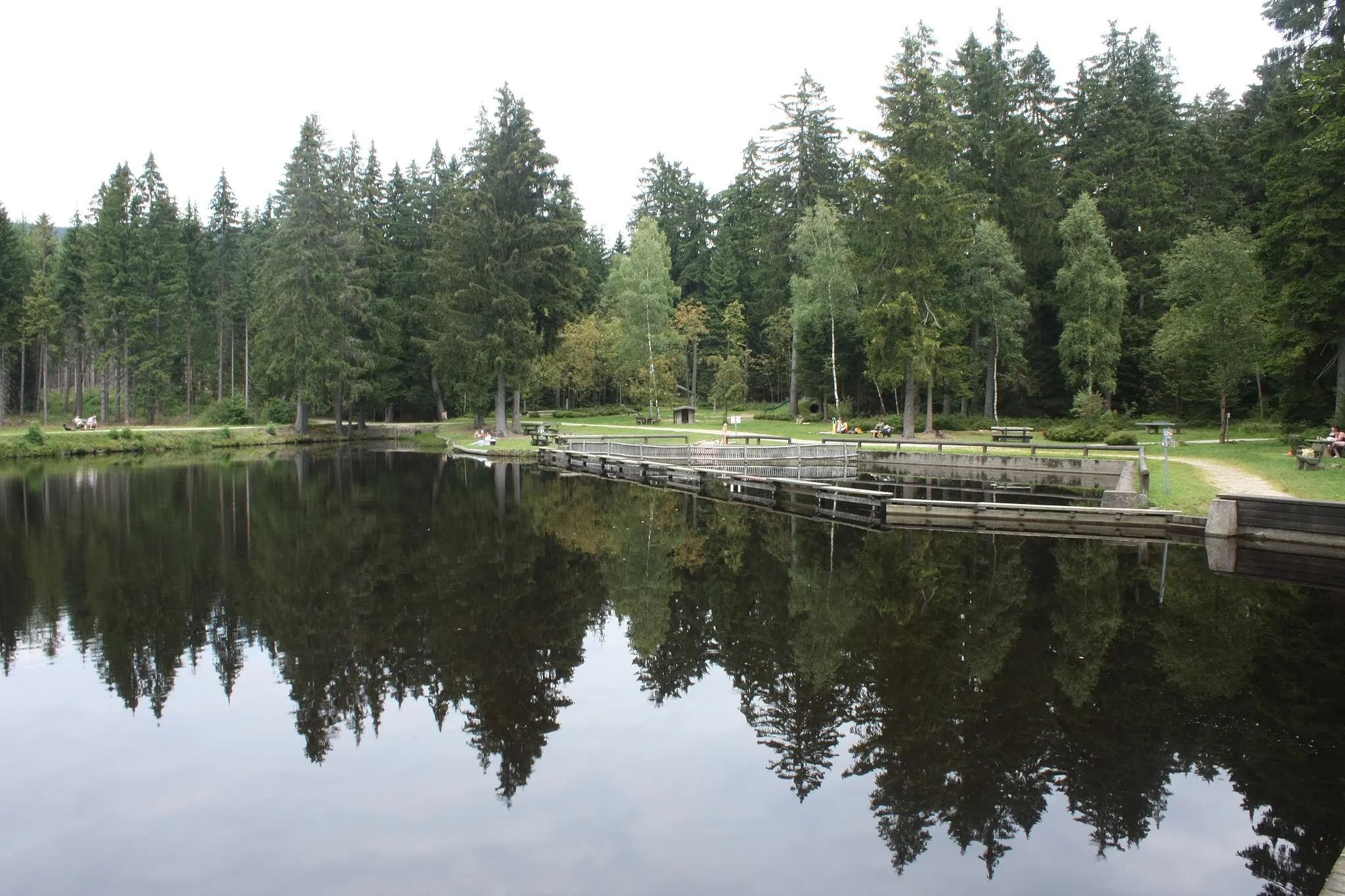 Photo showing: Naturmoorbad in Warmensteinach (Ortsteil Fleckl)