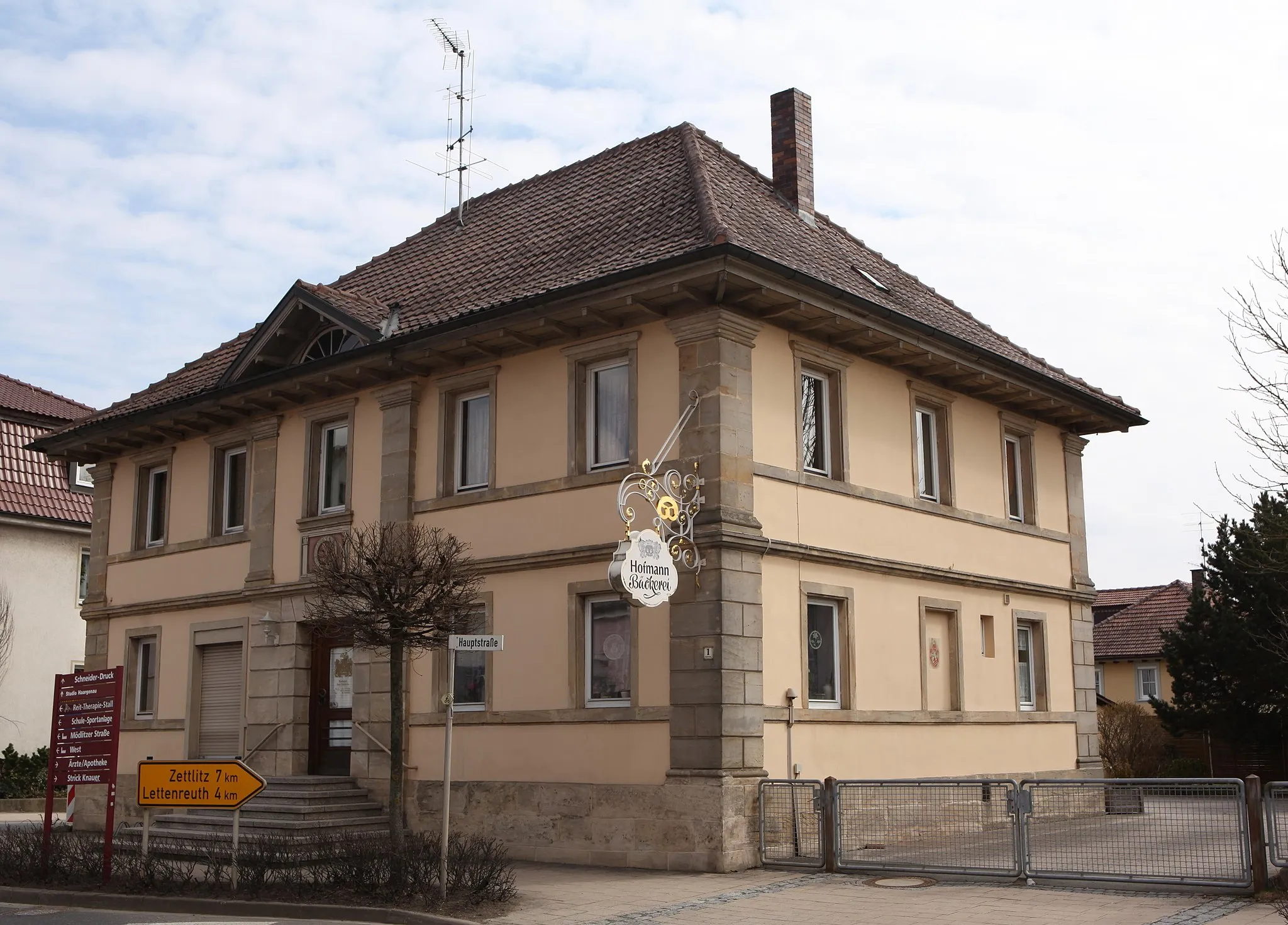 Photo showing: Hauptstr.1 in Weidhausen,  Landkreis Coburg