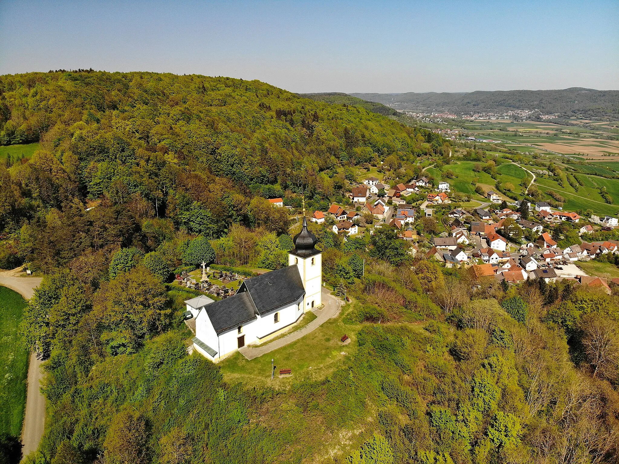 Photo showing: Vexierkapelle St. Nikolaus bei Reifenberg (2020)