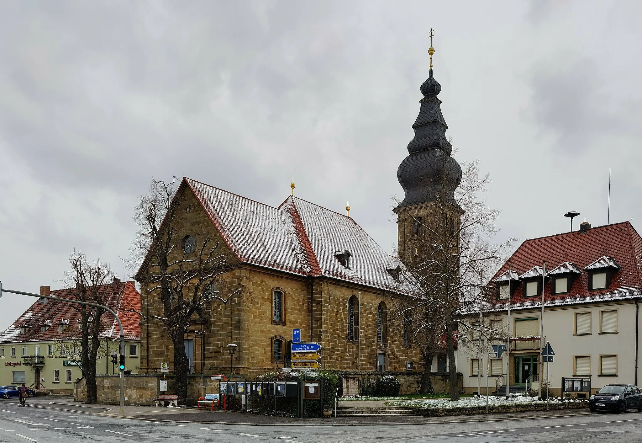 Photo showing: Katholischen Pfarrkirche St. Peter und Paul Zapfendorf, Oberfranken, Bayern, Deutschland