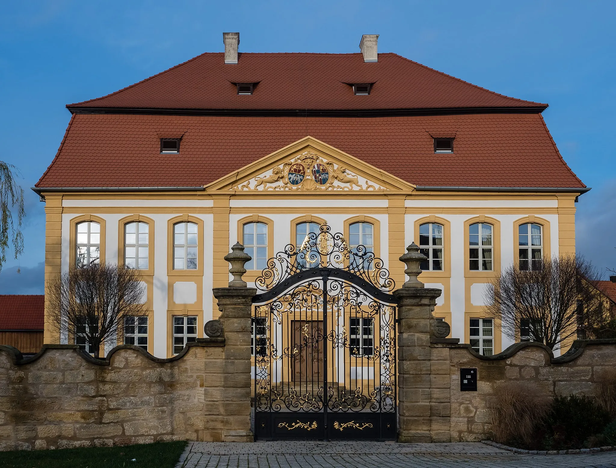 Photo showing: Unterleiterbach castle