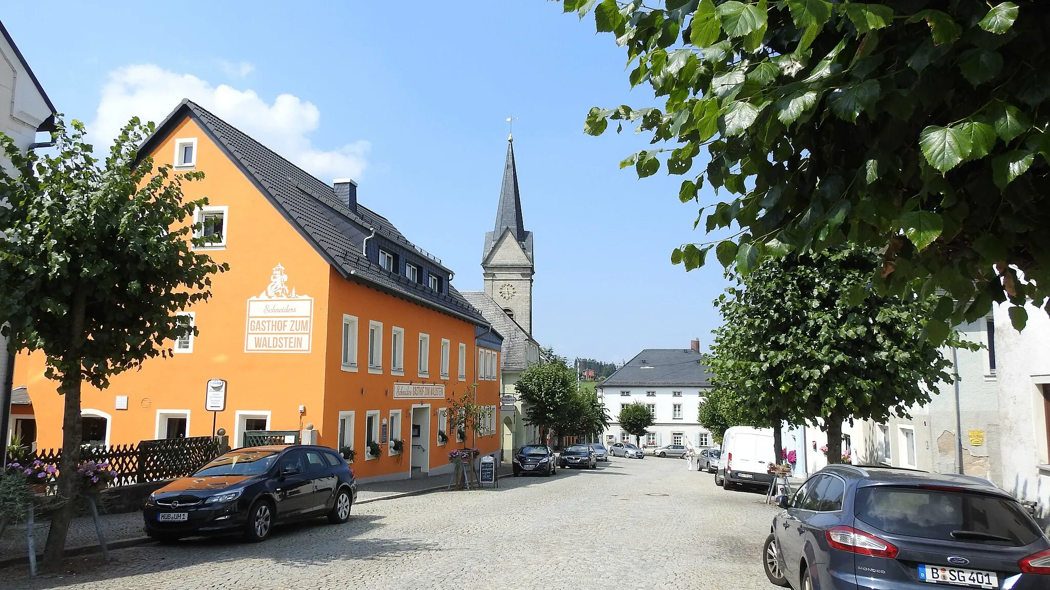 Photo showing: Marktplatz in Zell im Fichtelgebirge