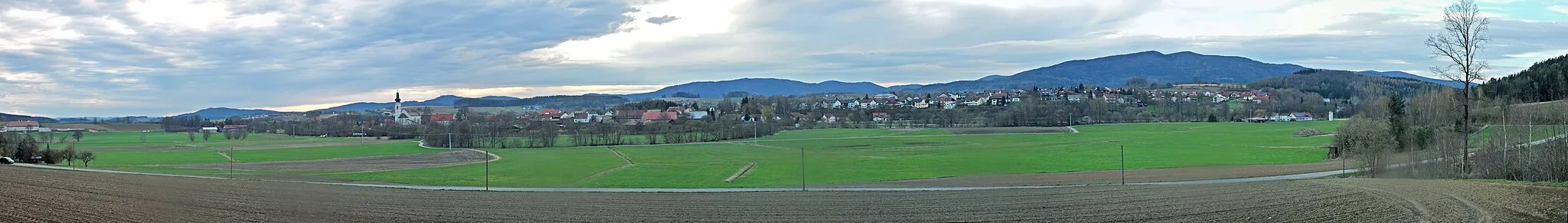 Photo showing: Arnschwang panorama view from east