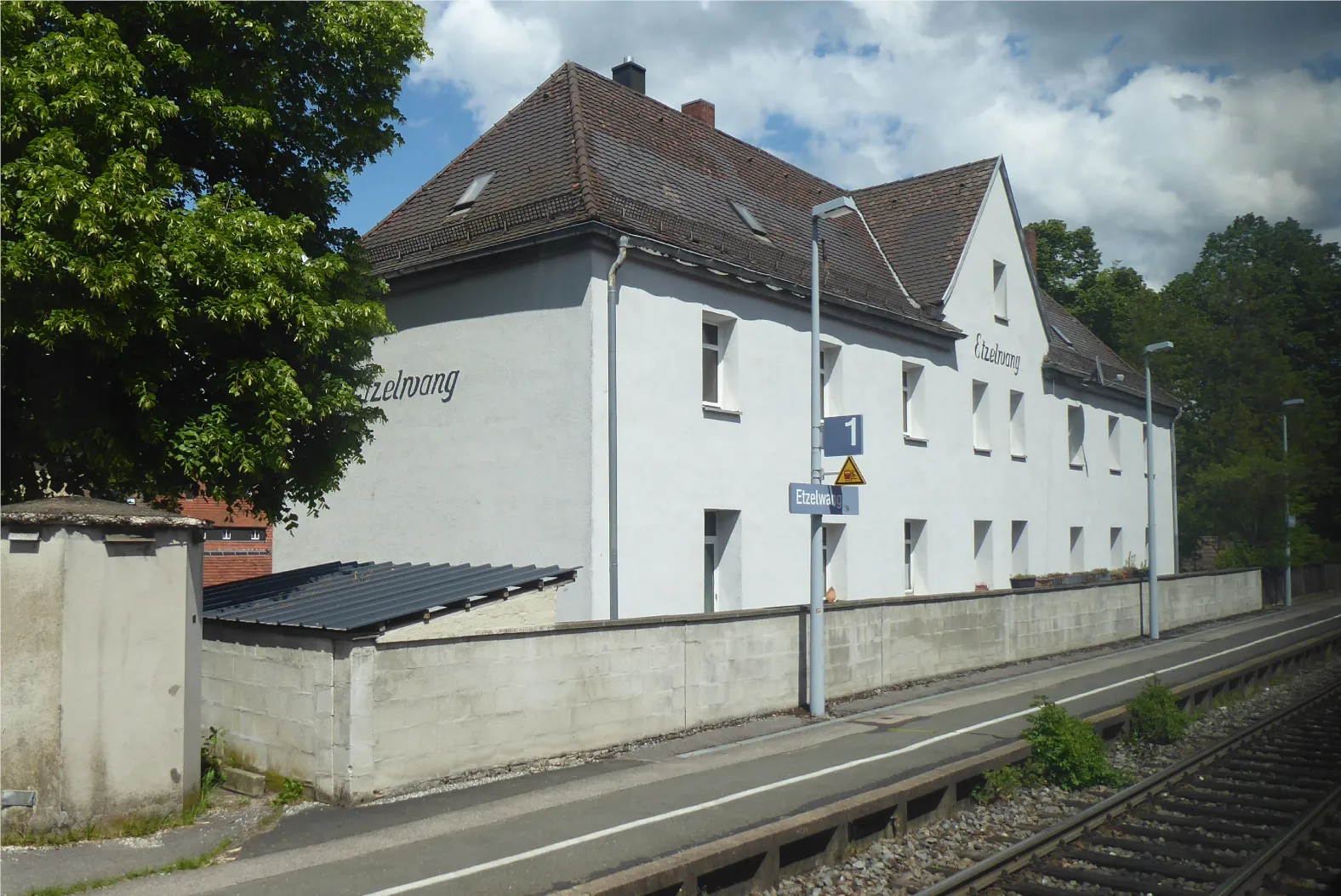 Photo showing: Bahnhof Etzelwang