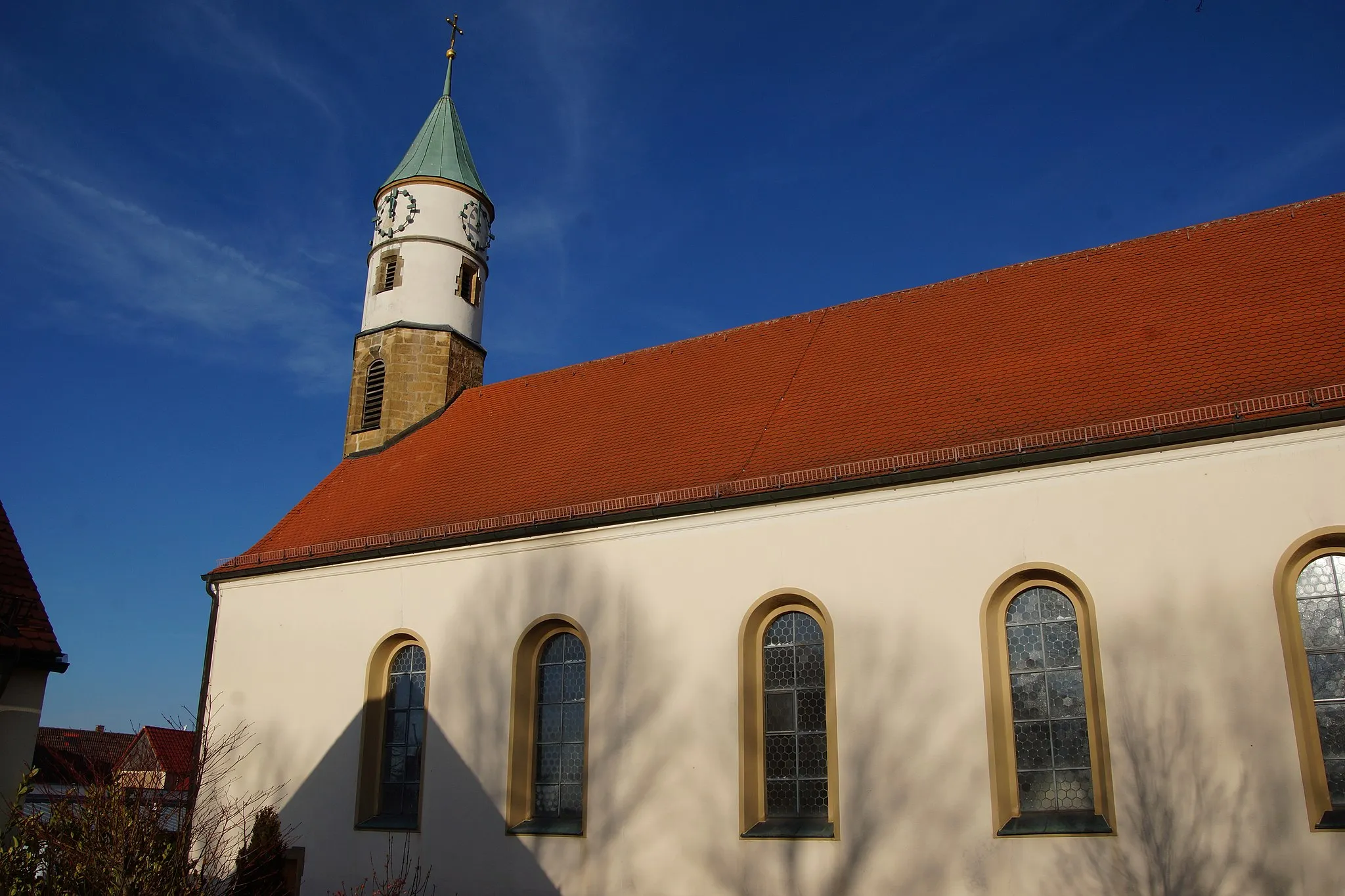 Photo showing: Die Pfarrkirche zur Heiligen Dreifaltigkeit in Freihung