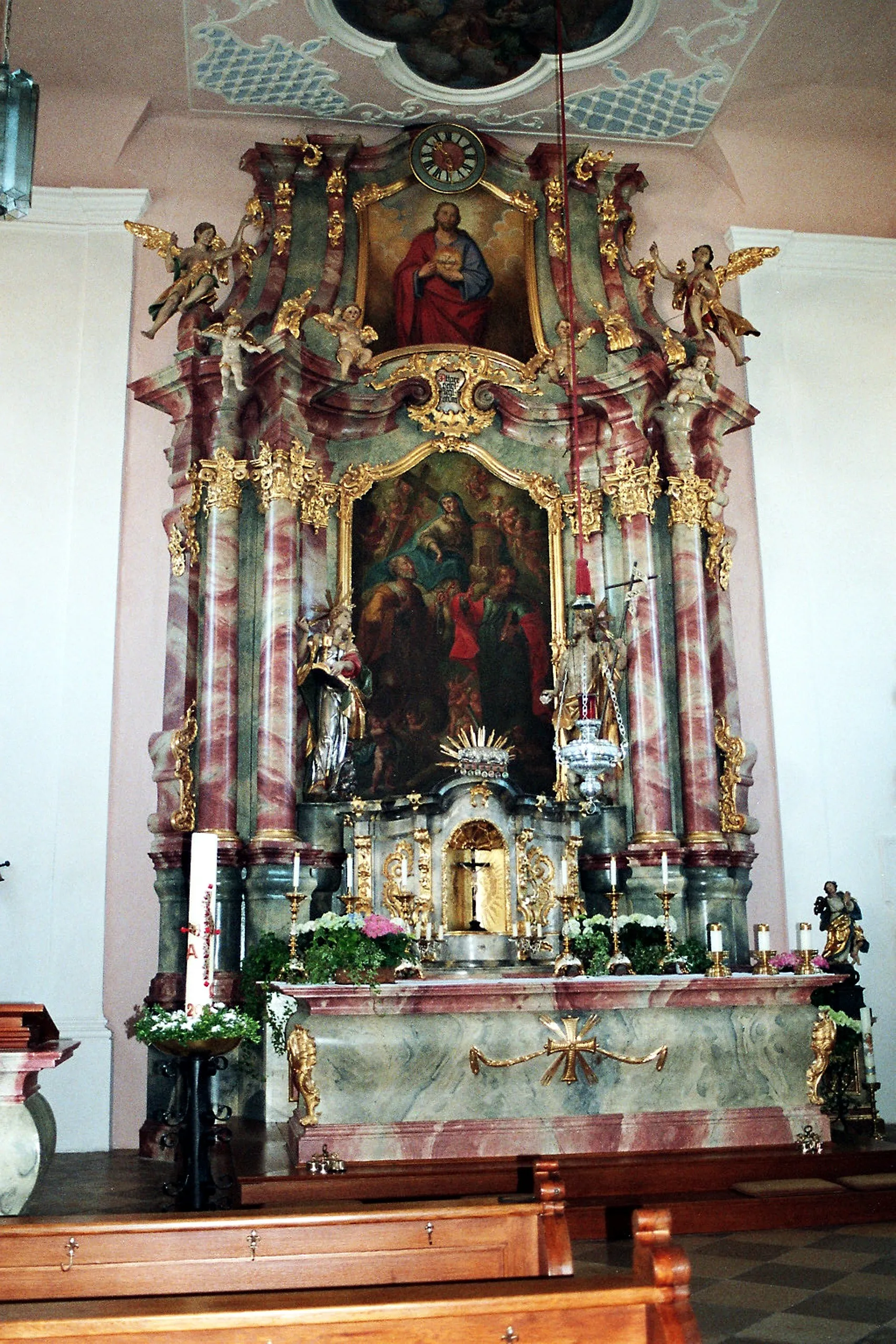 Photo showing: Freystadt, church St. Peter und Paul, the main altar