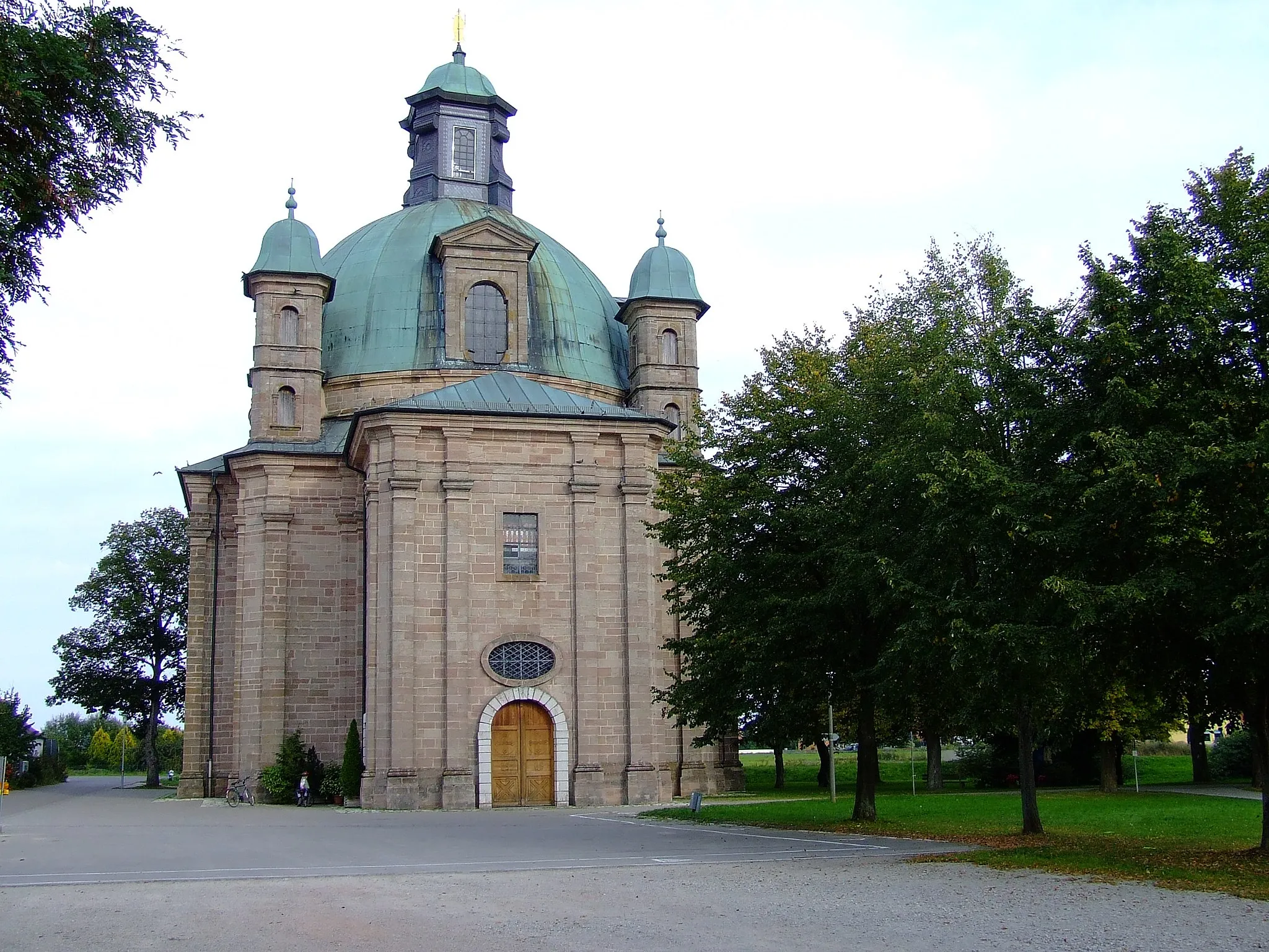 Photo showing: Wallfahrtskirche Maria-Hilf, Freystadt von Westen