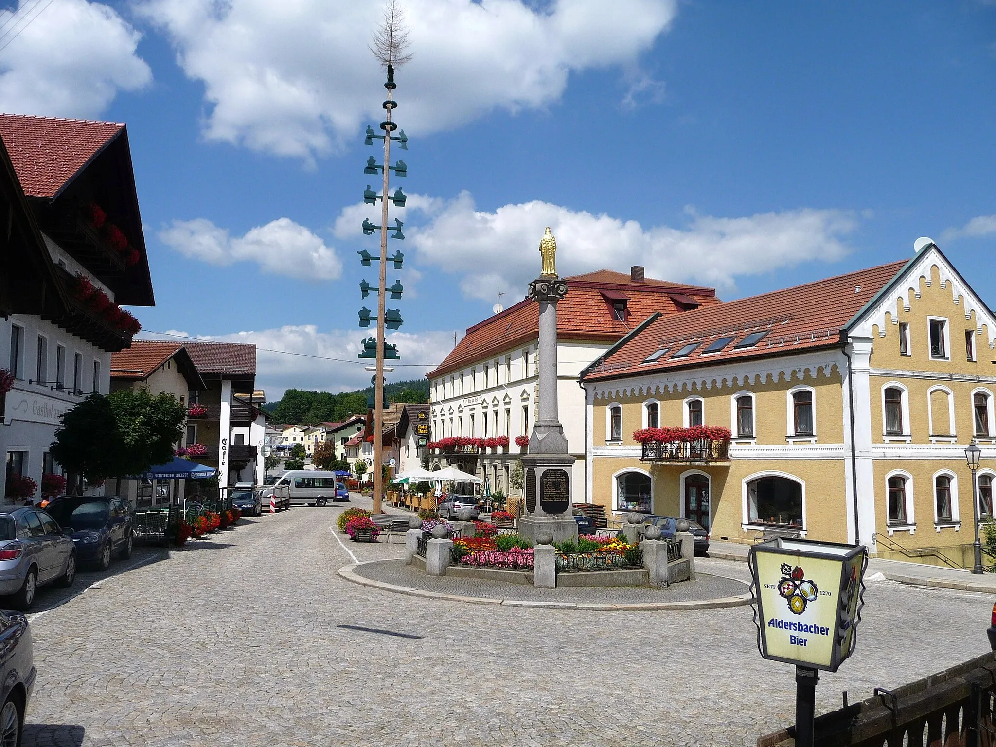 Photo showing: Der Marktplatz in Lam