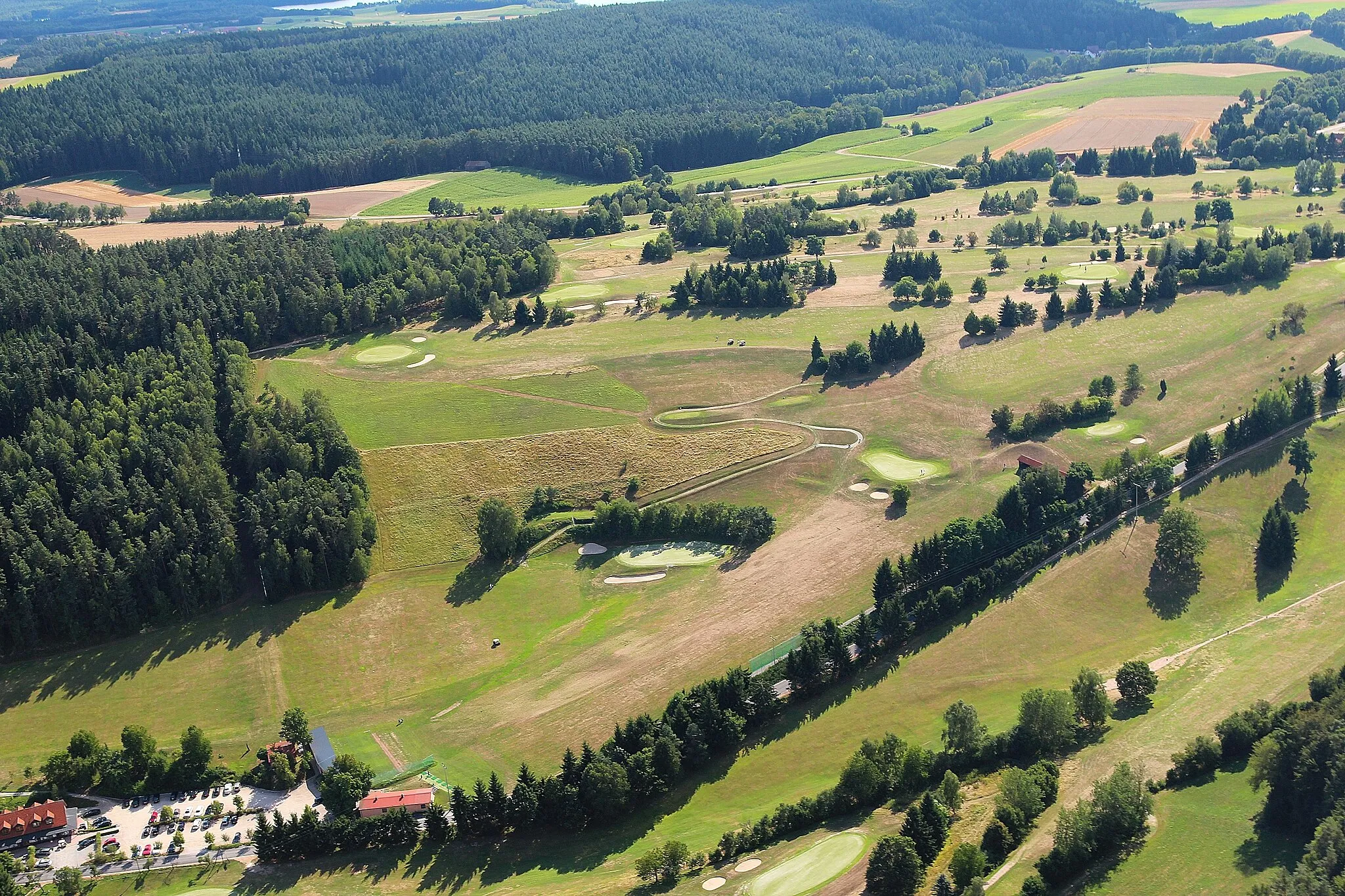 Photo showing: Glfanlage Oedengrub bei Mentah b. Fuhrn, Stadt Neunburg v. Wald, Landkreis Schwandorf, Oberpfalz, Bayern