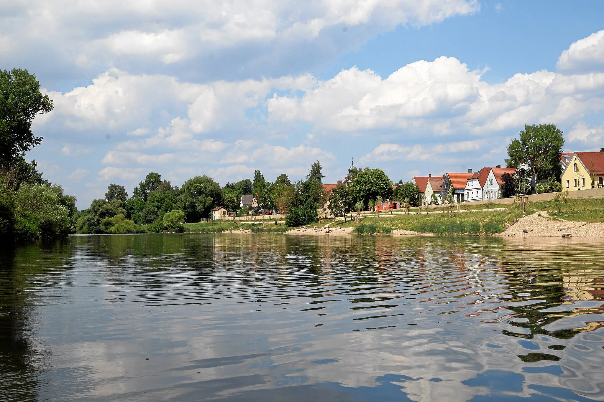 Photo showing: Reinhausen: Uferpromenade