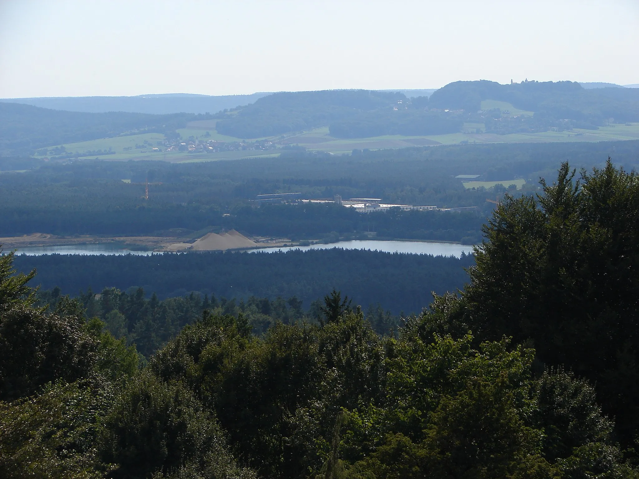 Photo showing: Bögelweiher/Sandabbau Anlage der Firma Max Bögel in der Nähe von Sengenthal