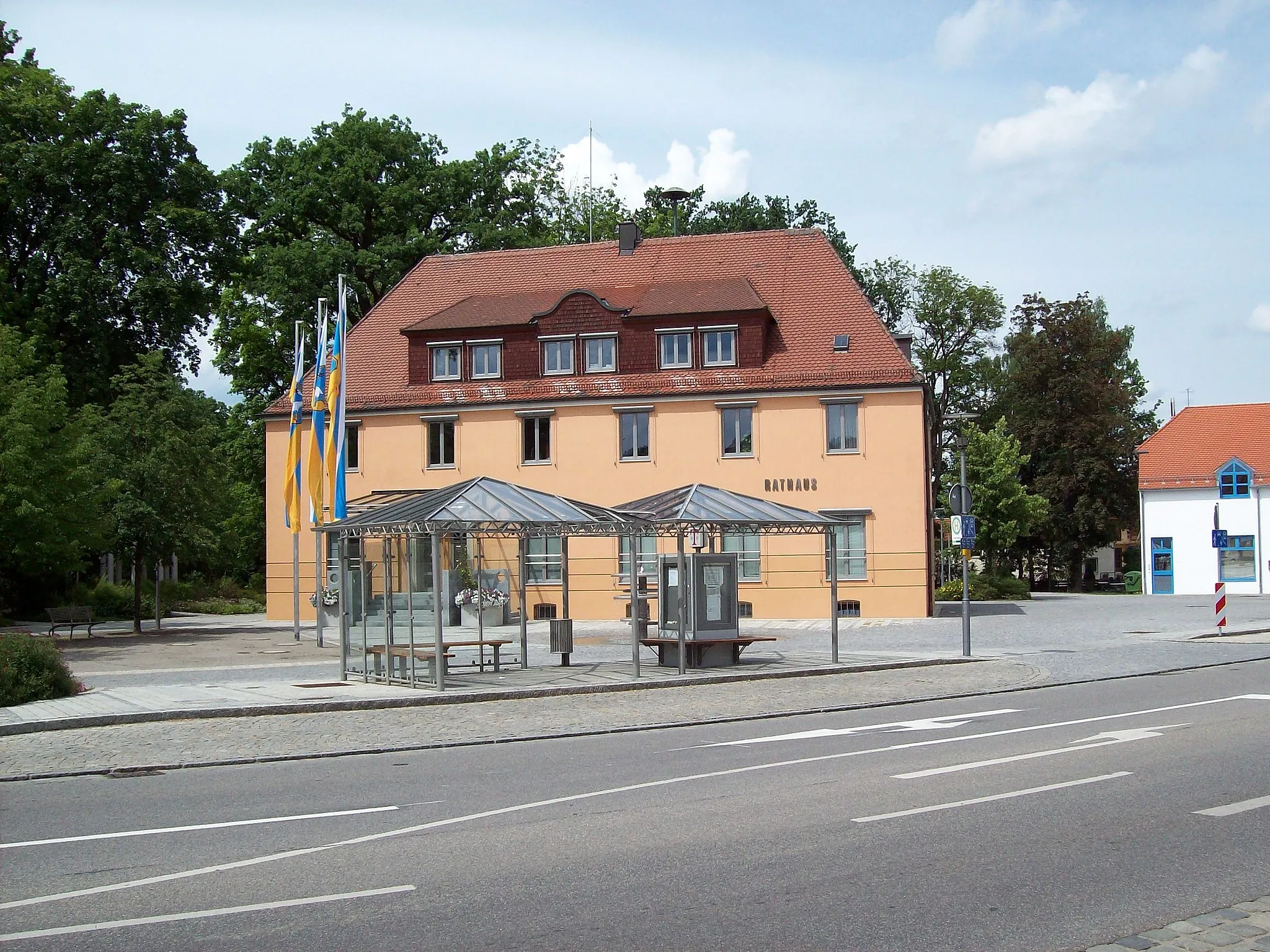 Photo showing: Das Rathaus von Teublitz.