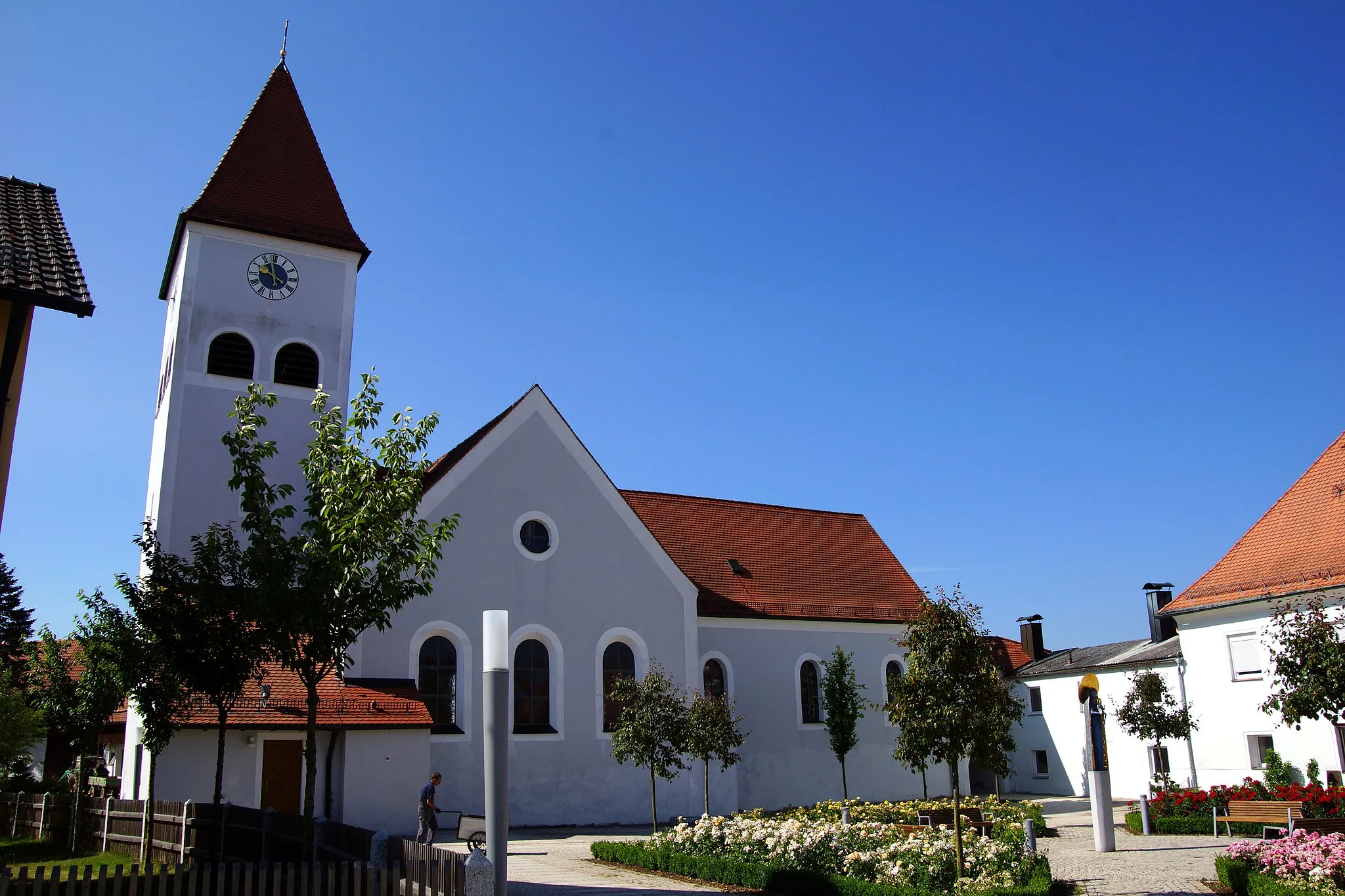 Photo showing: Die katholische Pfarrkirche St. Vitus in Ursensollen, Oberpfalz: