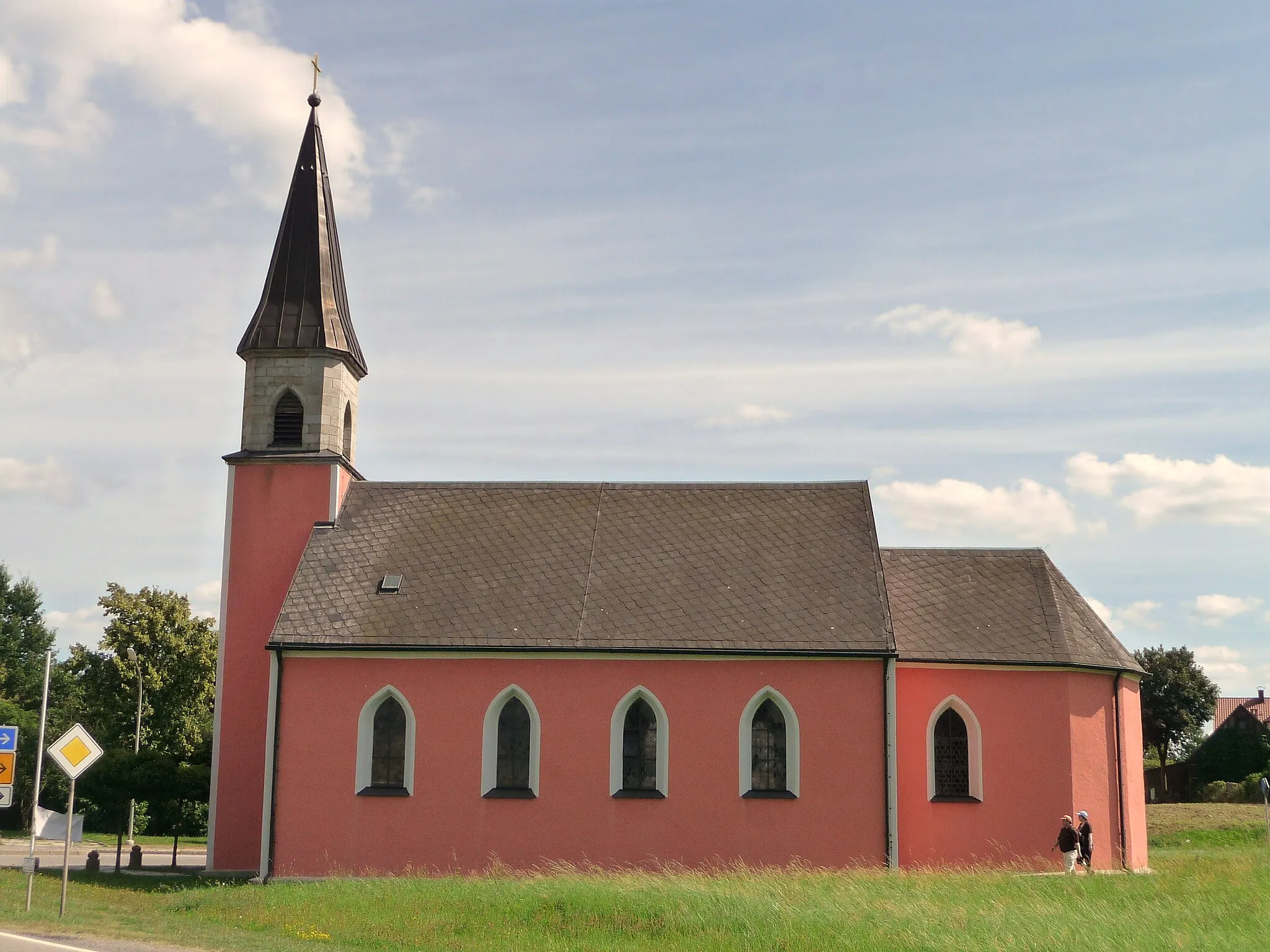 Photo showing: Die ökumenische Autobahnkirche Waidhaus