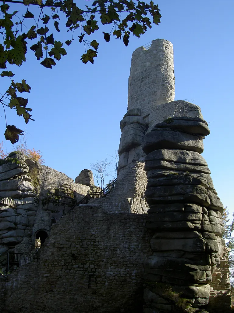 Photo showing: Ruine Weißenstein im Steinwald