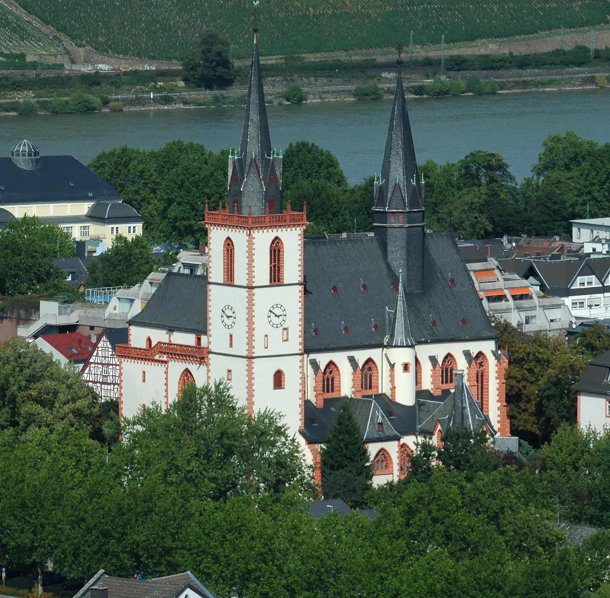 Photo showing: de:Bingen am Rhein, Basilika