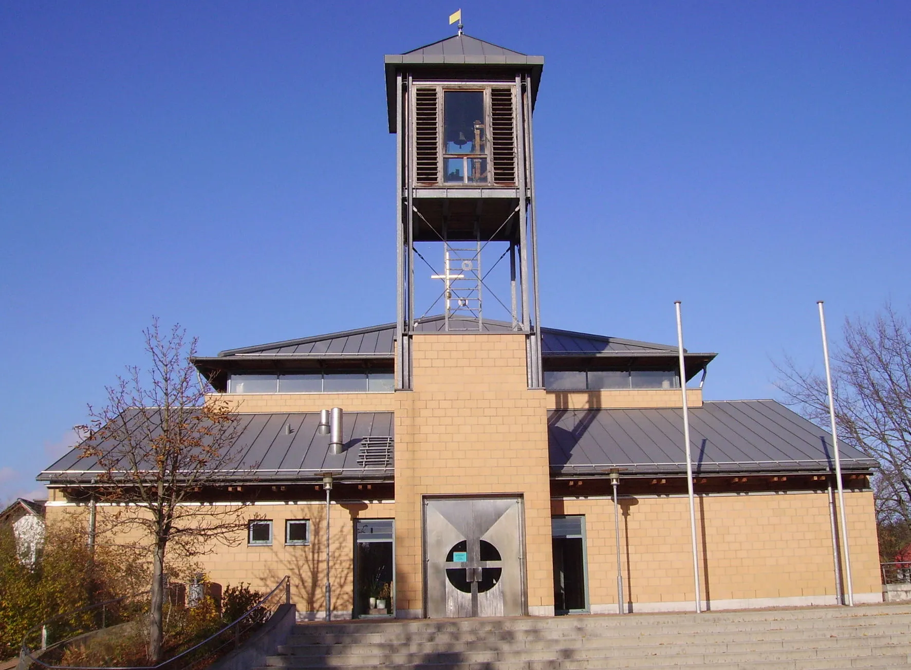 Photo showing: Catholic church in Birkenheide in Rhineland-Palatinate, Germany
