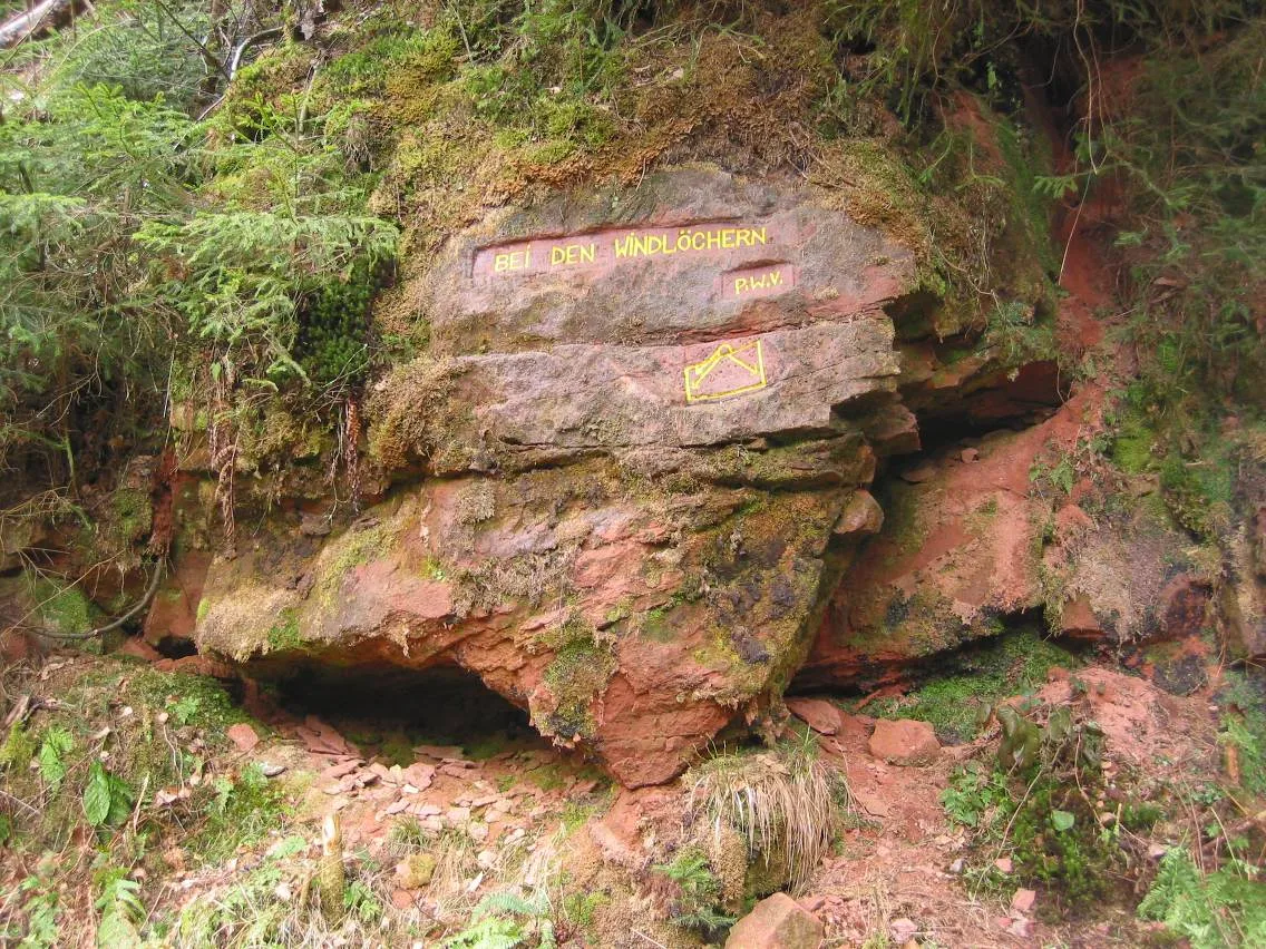 Photo showing: Ritterstein Nummer 88, Bei den Windlöchern