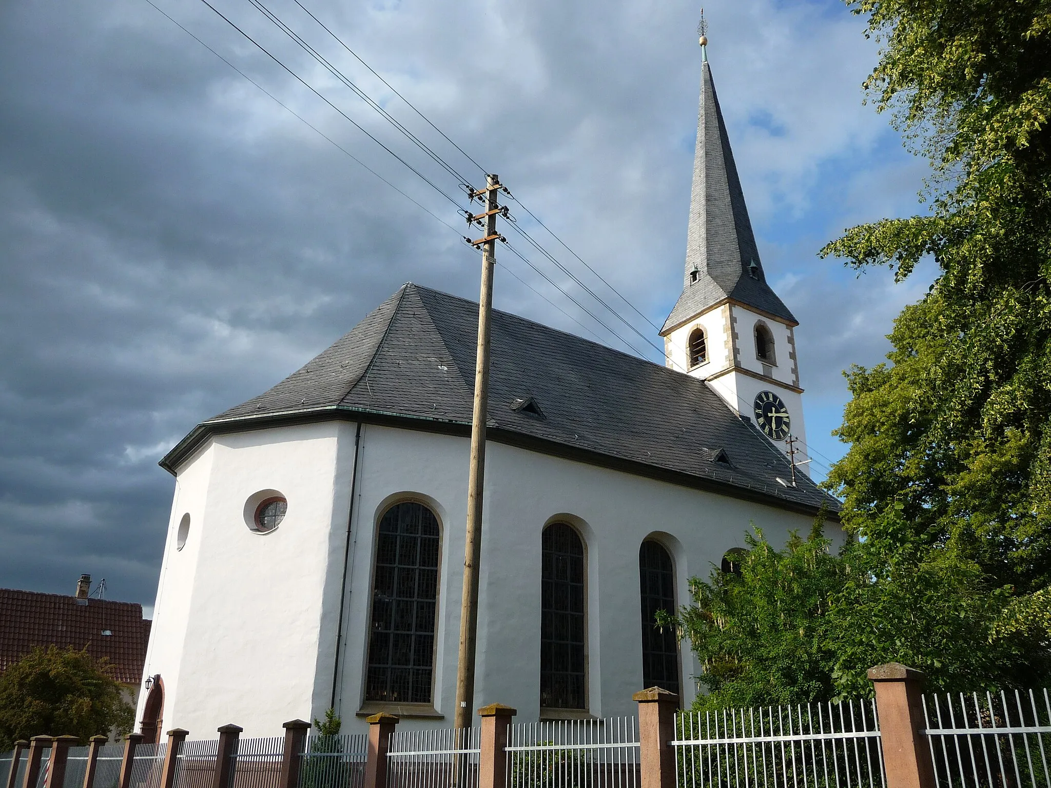 Photo showing: Evangelische Kirche, Hochstadt (Pfalz)