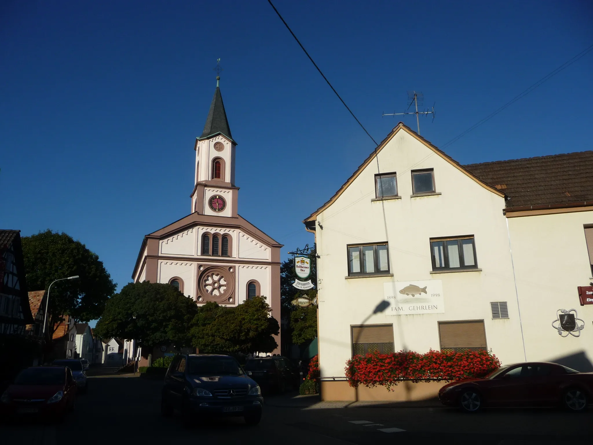 Photo showing: Neupotz im Landkreis Germersheim, südliches Rheinland-Pfalz