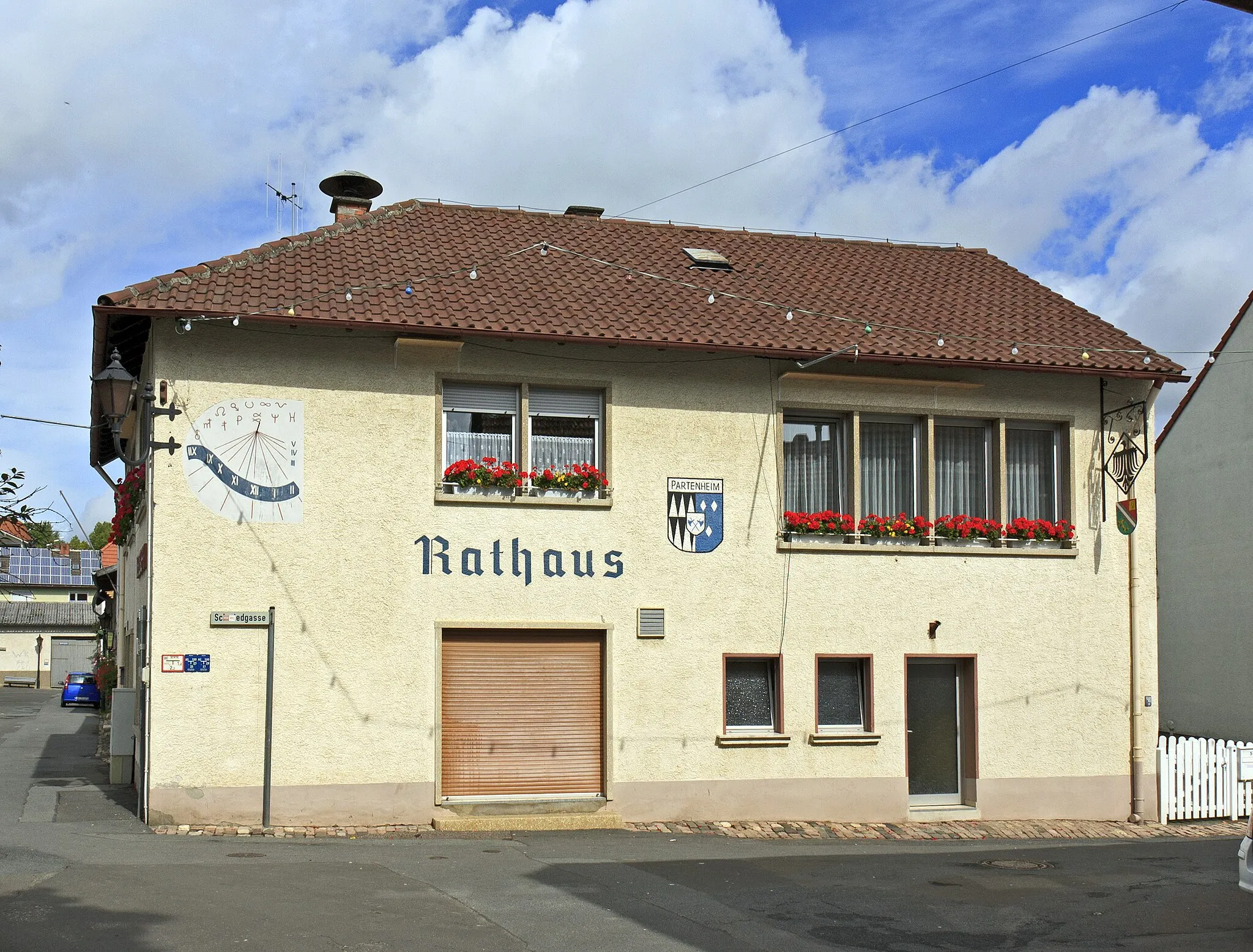 Photo showing: Partenheim, Rathaus
