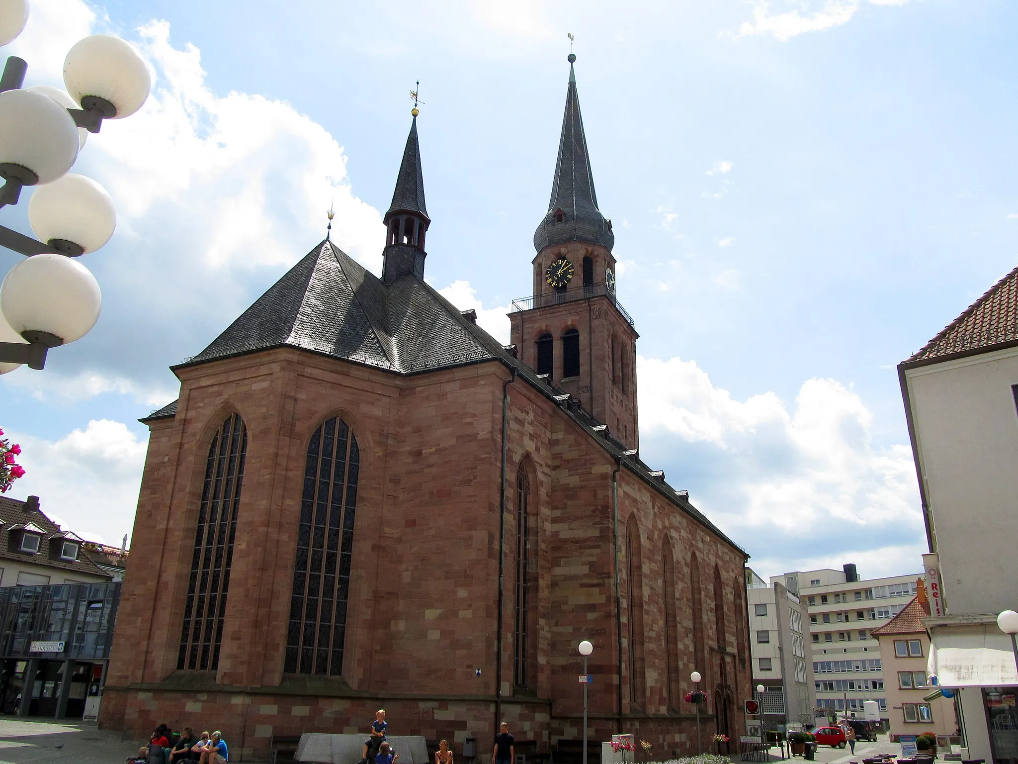 Photo showing: Die protestantische Alexanderskirche in Zweibrücken, Rheinland-Pfalz