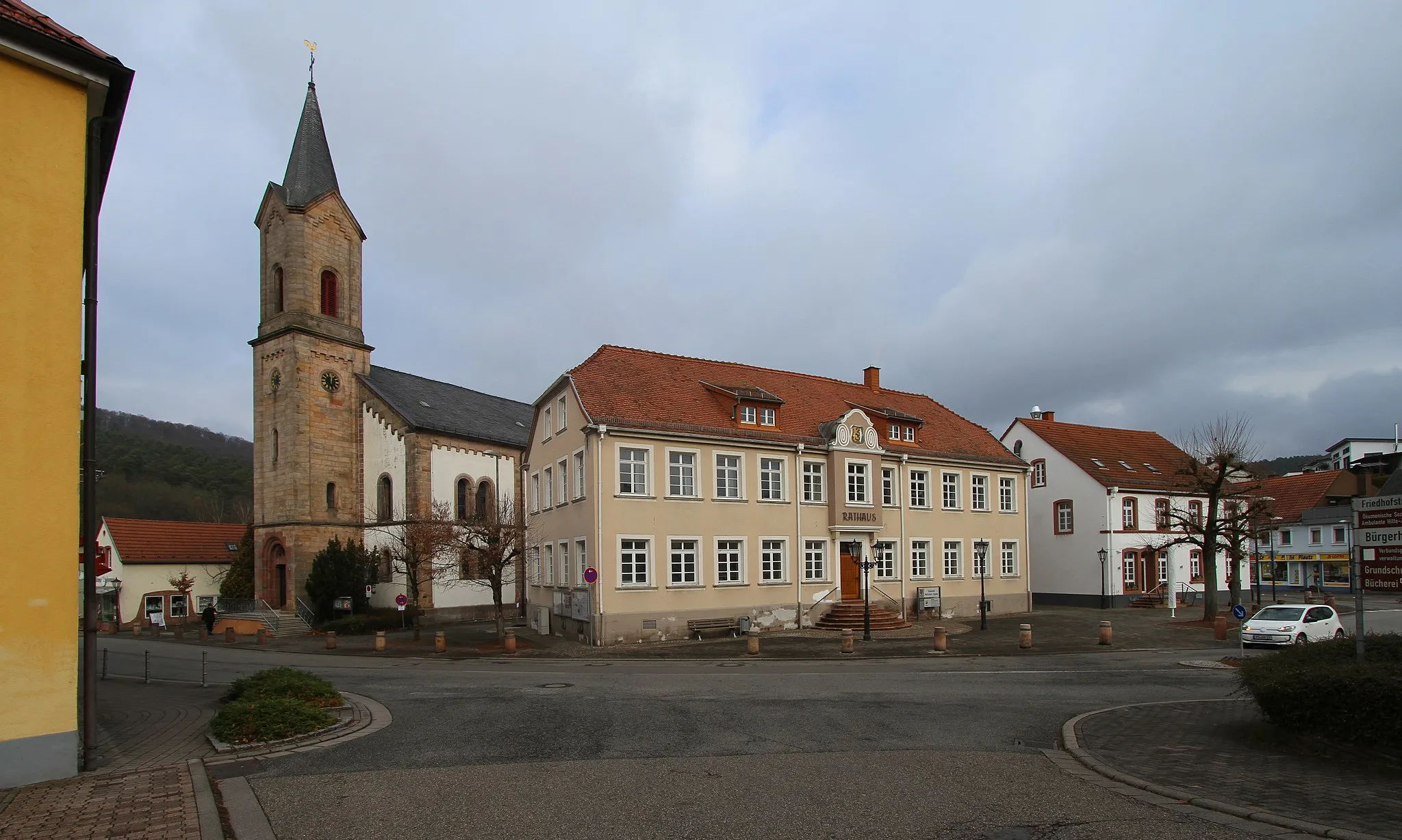 Photo showing: Protestant church in Waldfischbach‎.