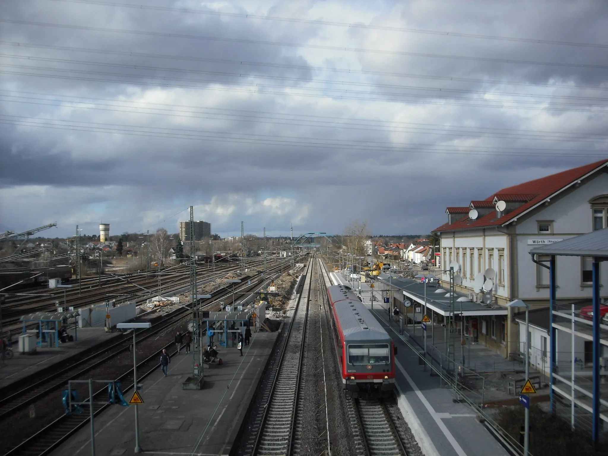 Photo showing: Woerth (Rhine) station